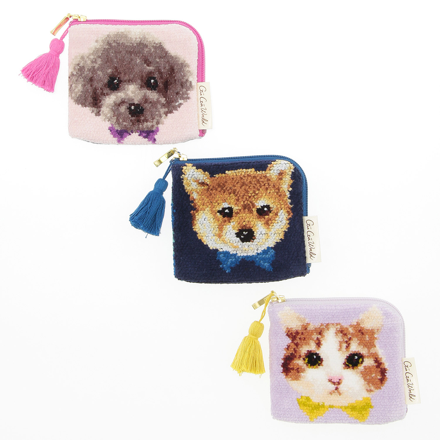 【在庫限り】GUGUWorld 婦人シュニール織ミニポーチ