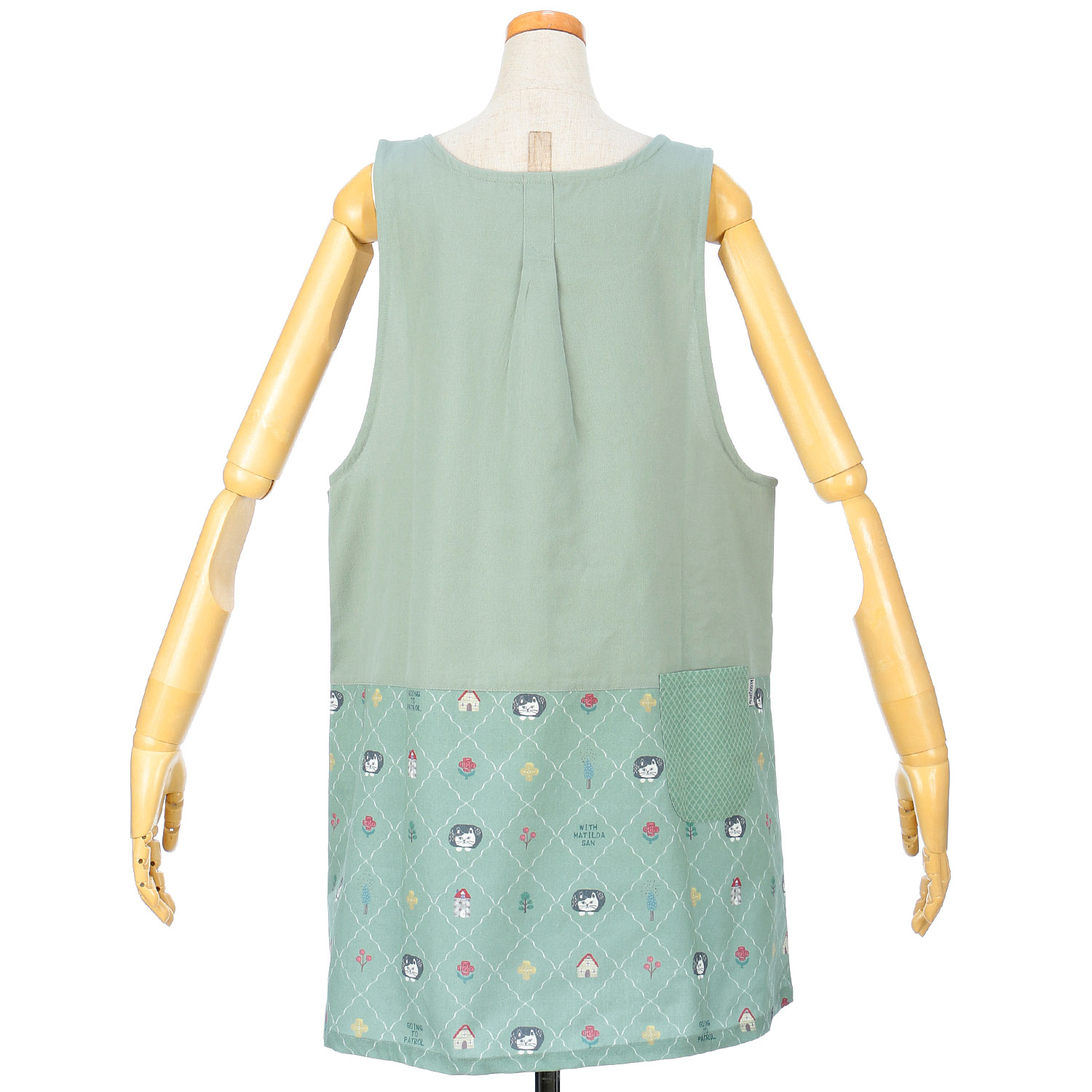 マチルダさん 脇釦あきエプロン - 画像3