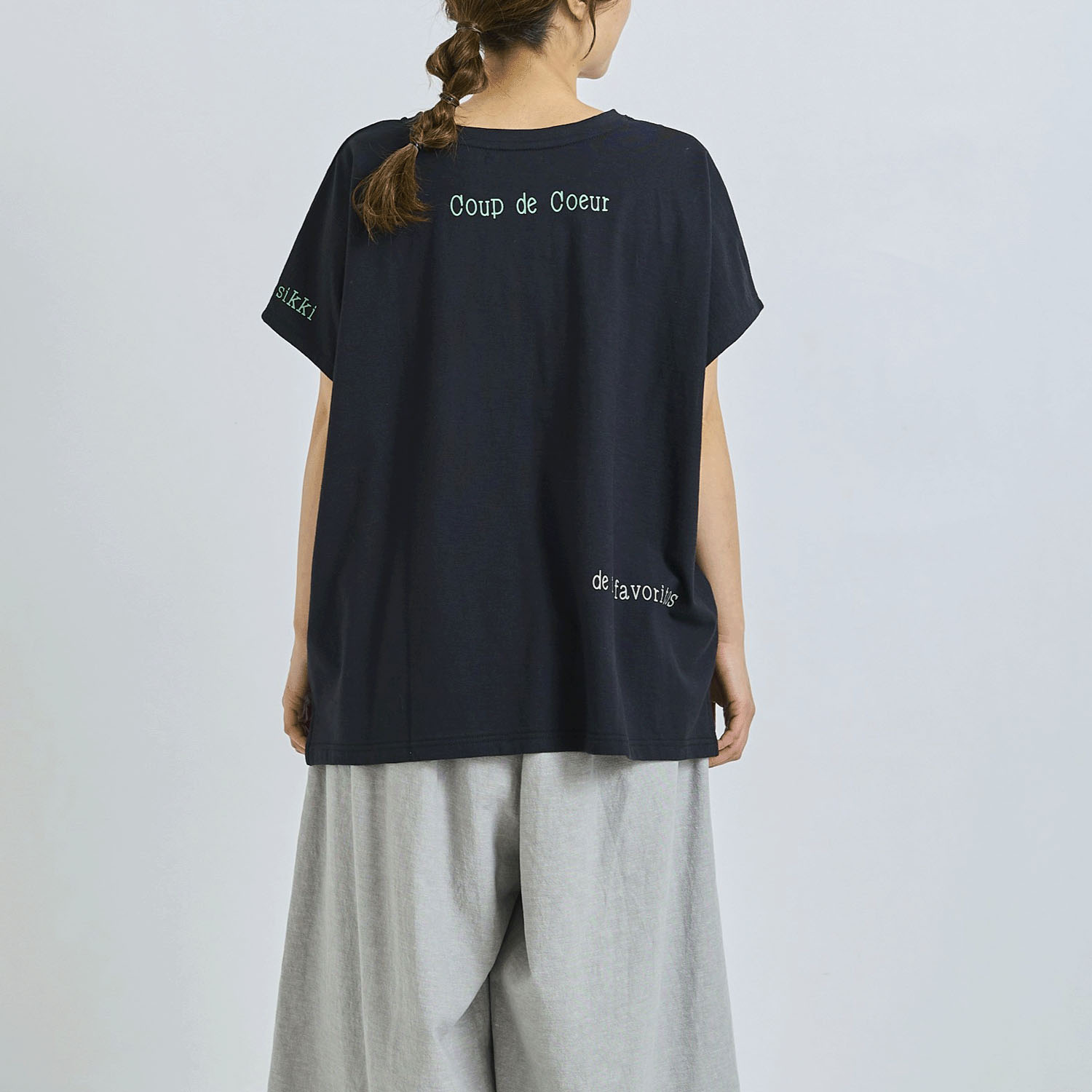 ノンノ UV加工付き ドロップショルダーカットソー - 画像4