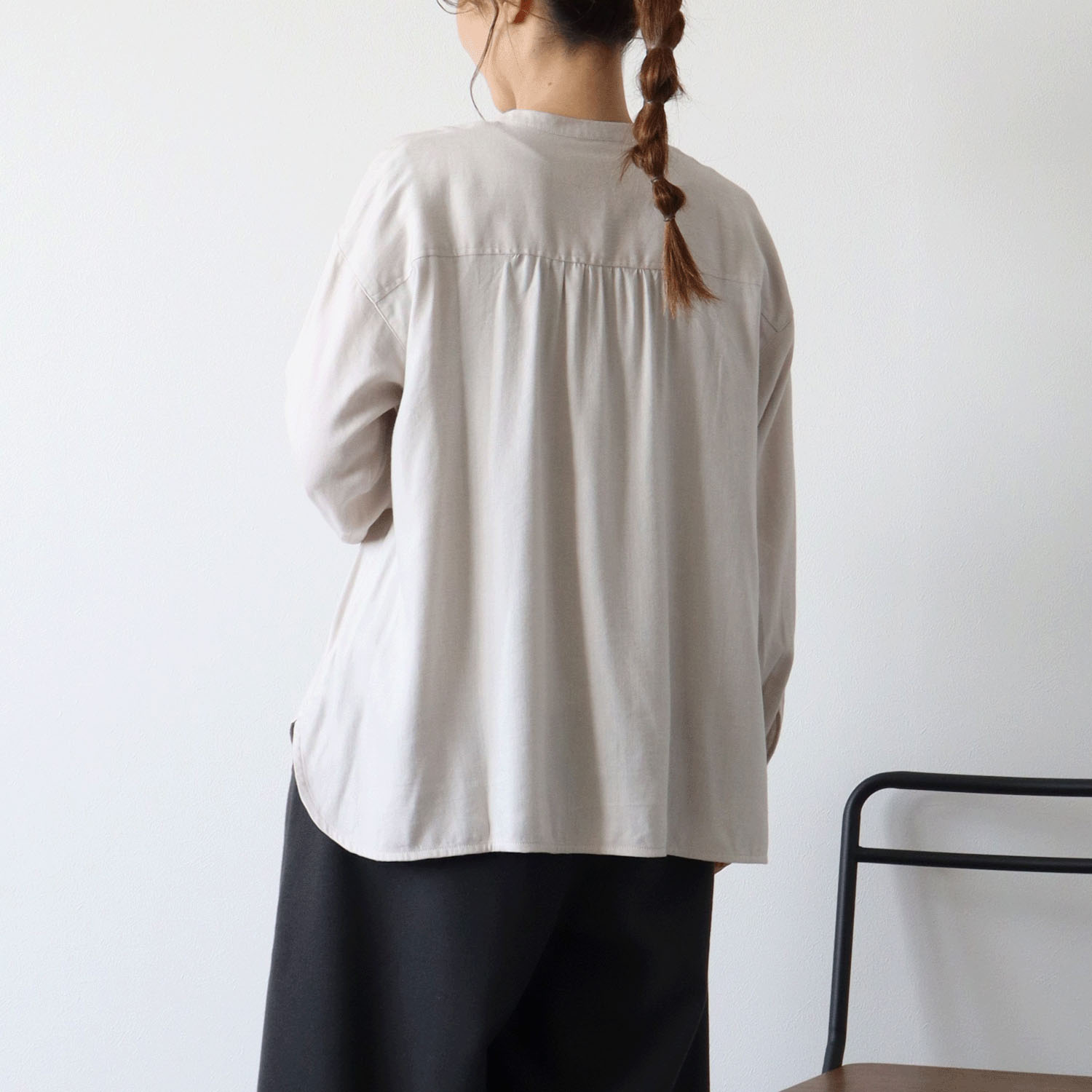 cloudnine ノンノ 前立てレース付長袖ブラウス - 画像11