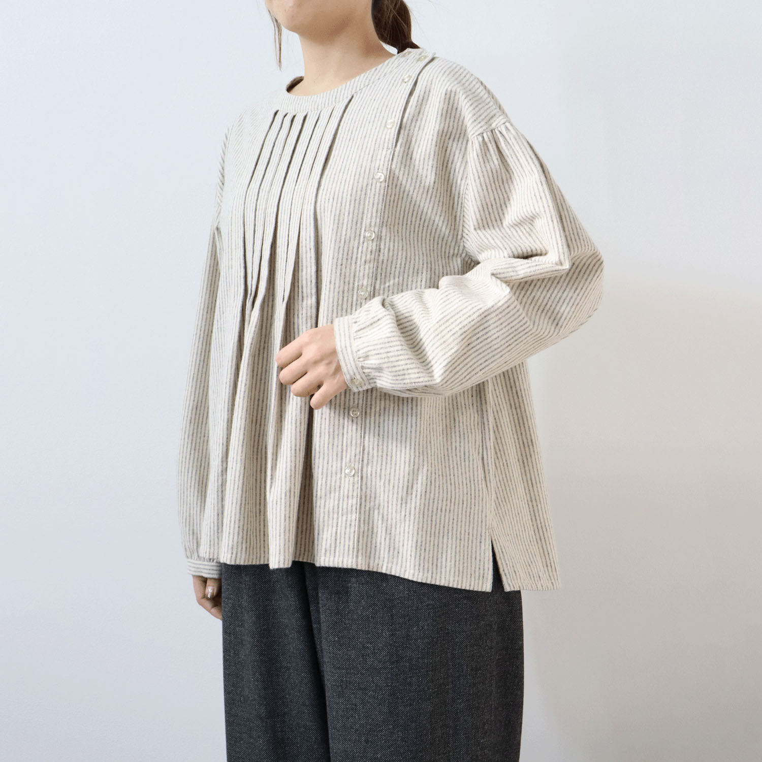 cloudnine ノンノ ストライプ・チェック柄アソートブラウス - 画像7