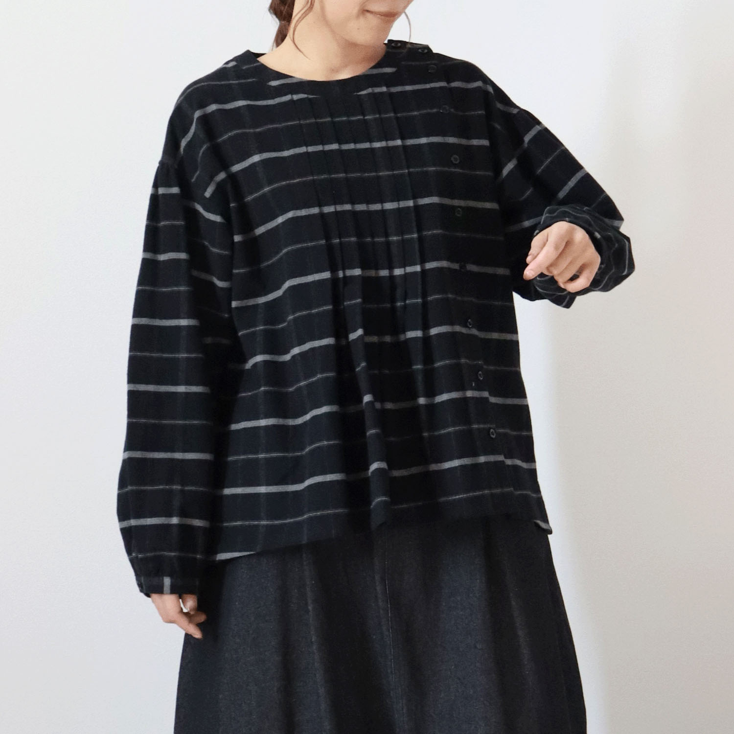 cloudnine ノンノ ストライプ・チェック柄アソートブラウス