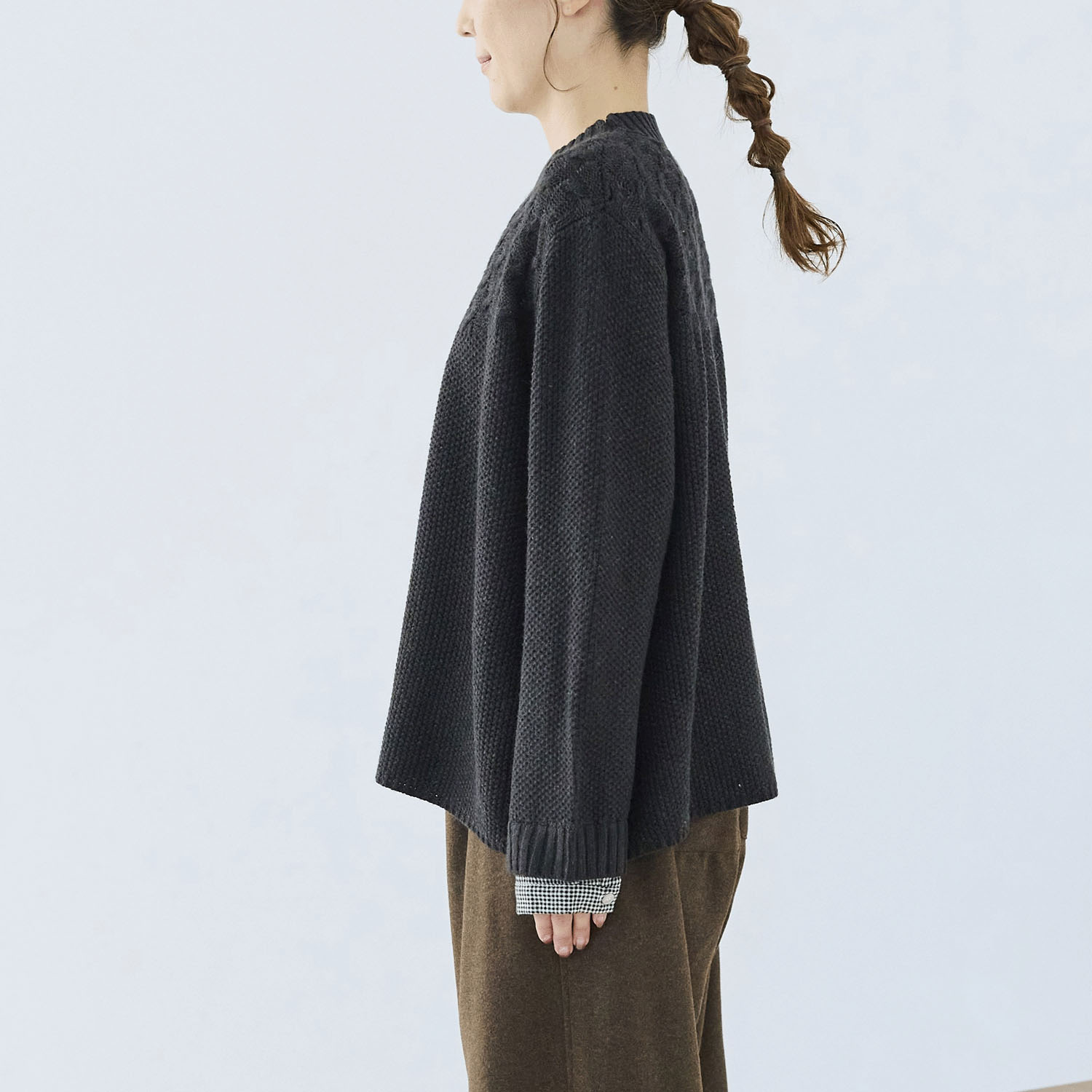 cloudnine ノンノ ニット無地・布帛ストライププルオーバー - 画像8