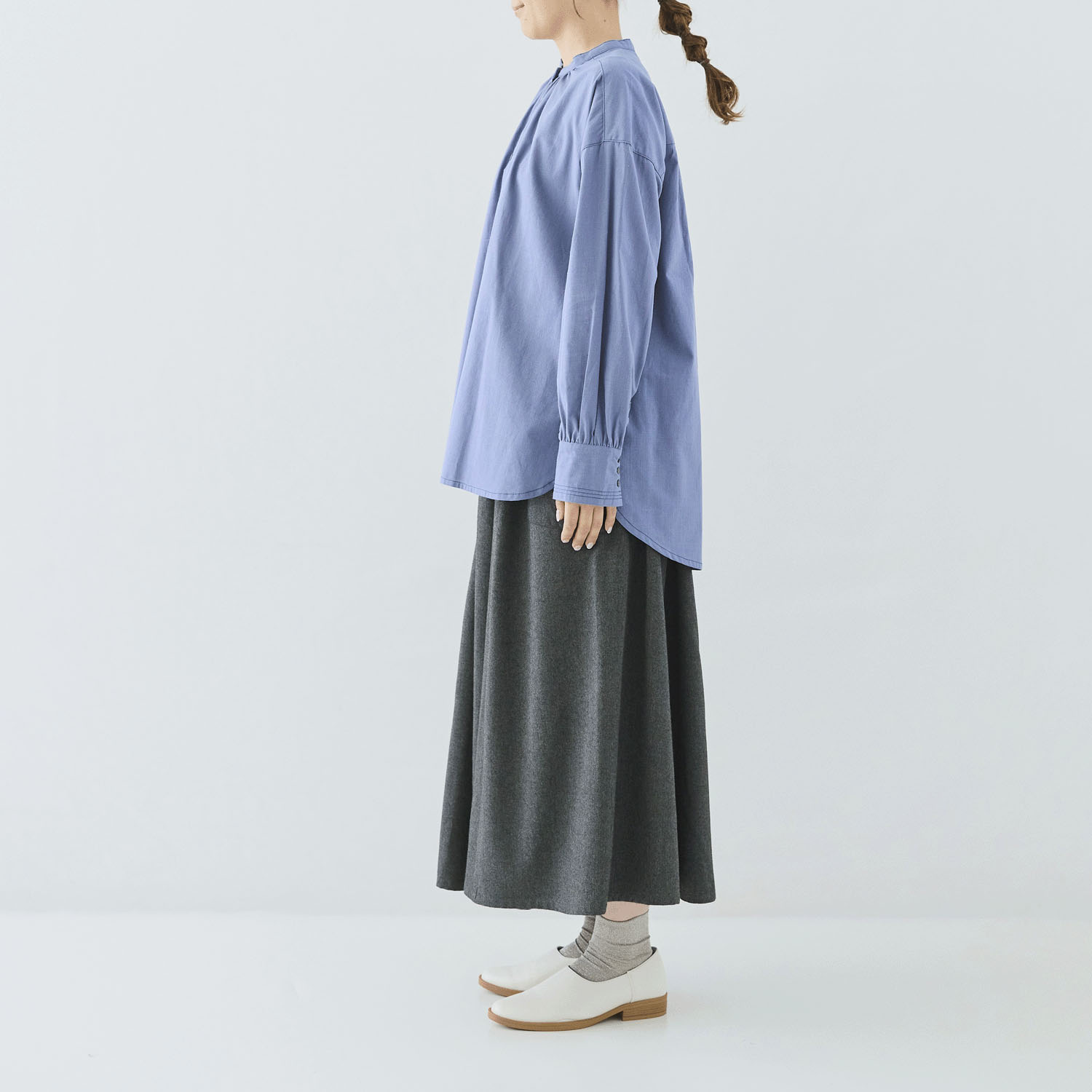 cloudnine ノンノ 配色ステッチ入り前開きチュニック - 画像14