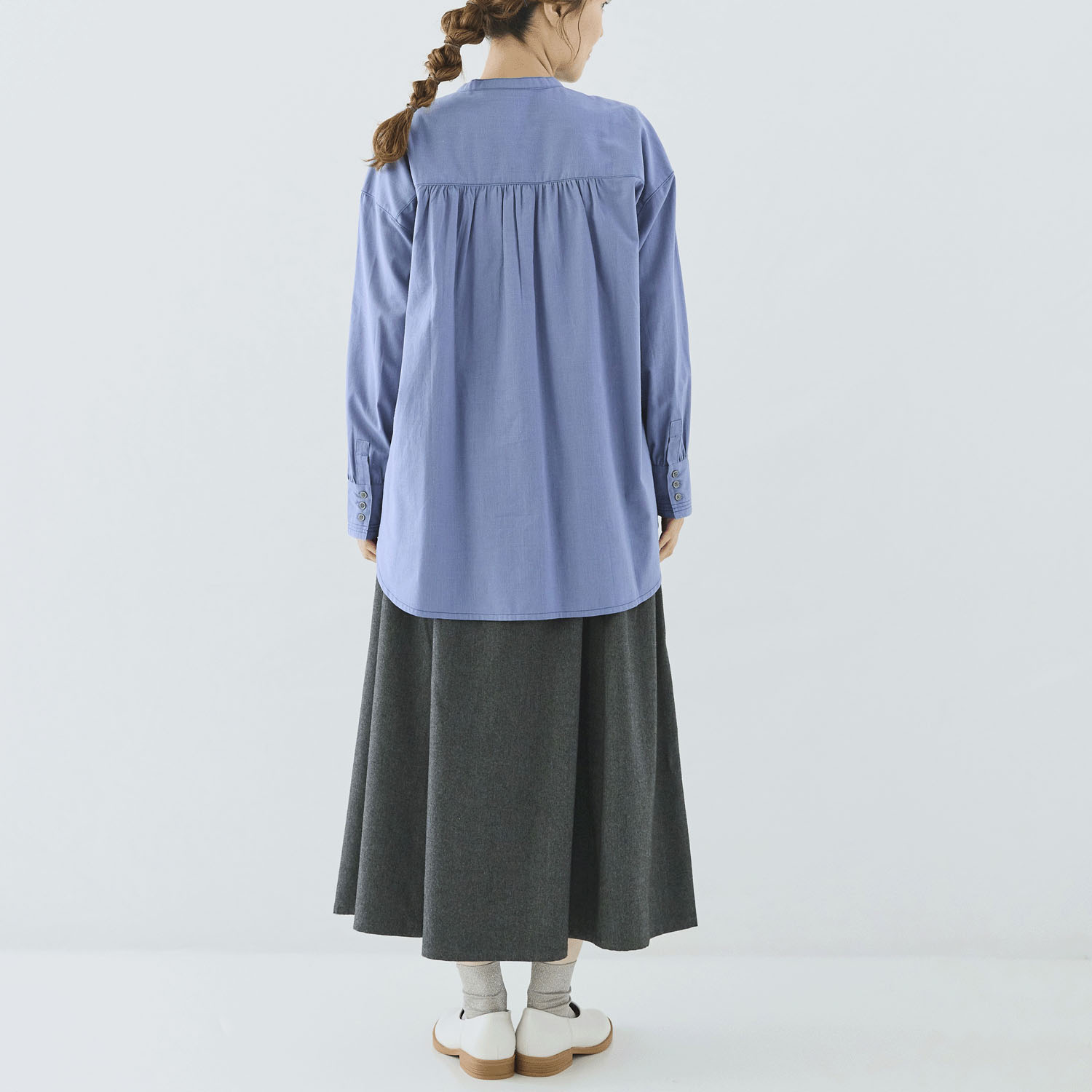 cloudnine ノンノ 配色ステッチ入り前開きチュニック - 画像15