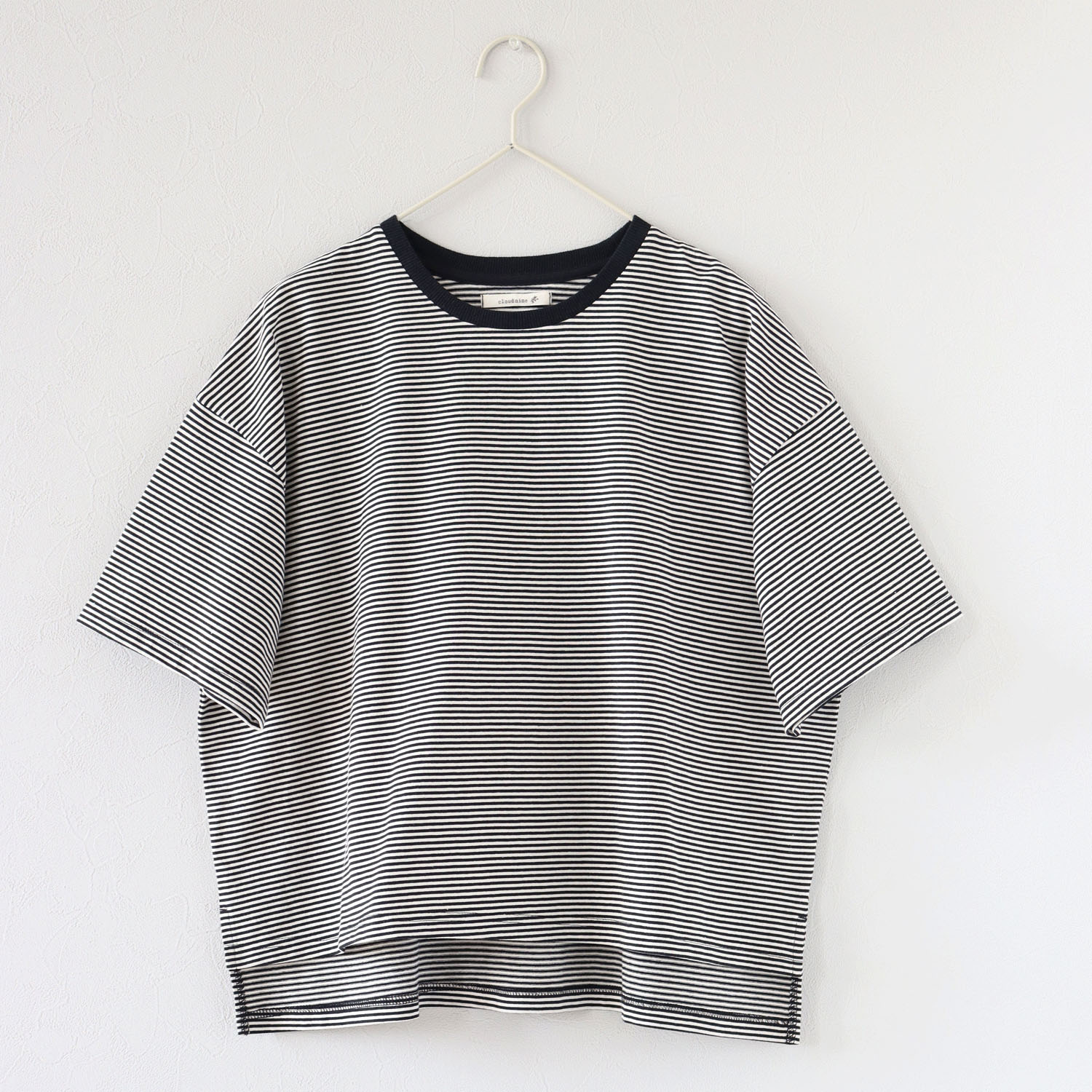 ノンノ カットソー  コットン天竺ボーダー＋リブ - 画像3