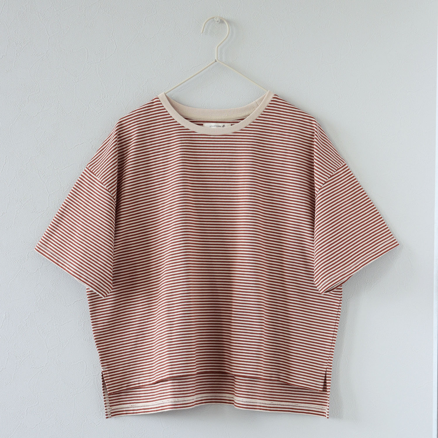 ノンノ カットソー  コットン天竺ボーダー＋リブ - 画像8