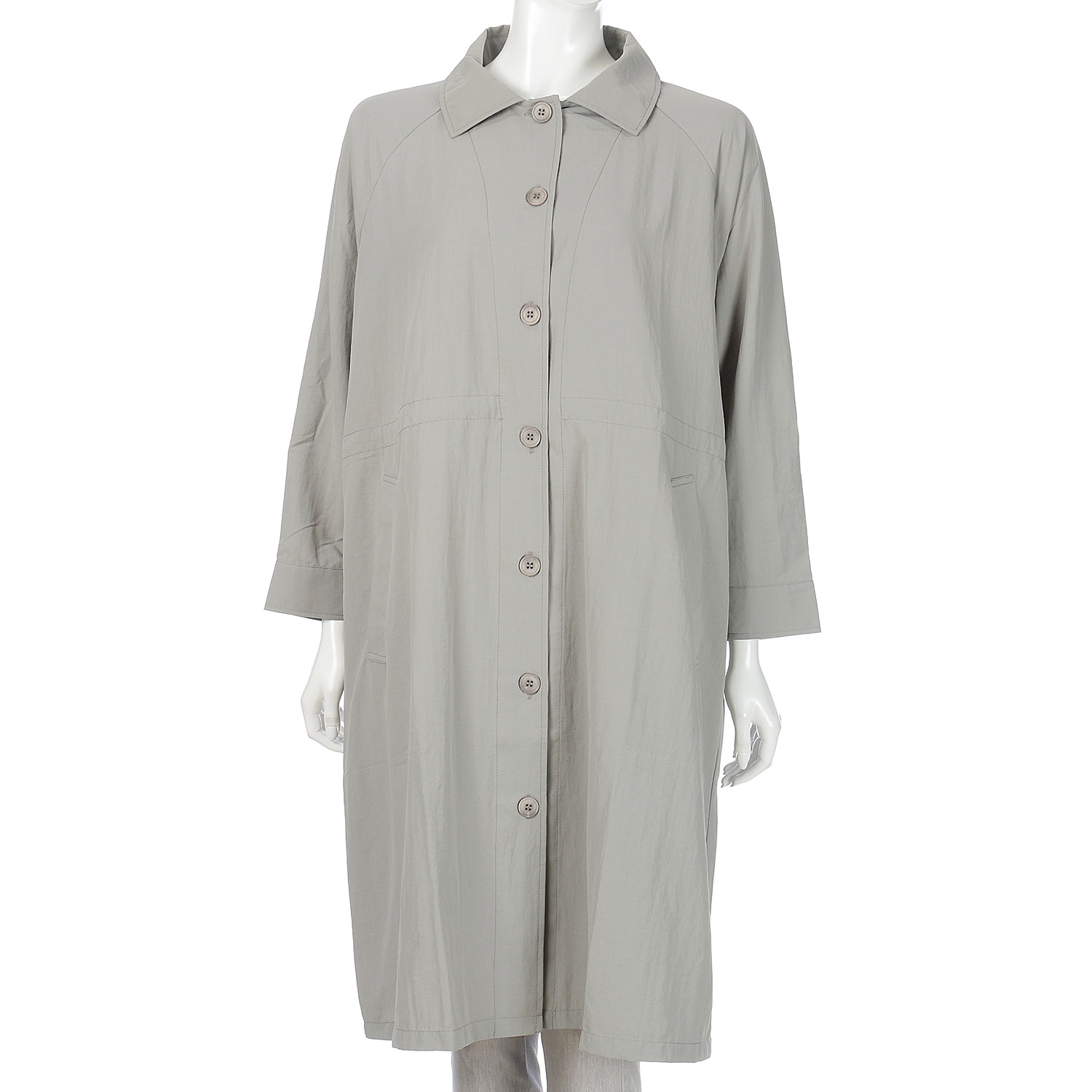 【Insta Live】bonte ナイロンワッシャーラグラン袖コート