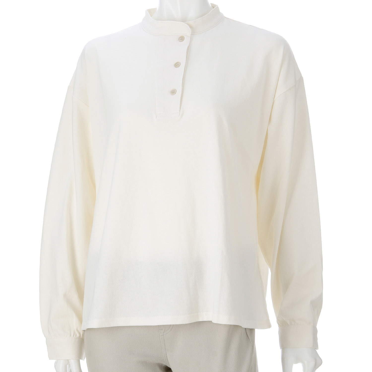 ノンノ ヘンリーネックカットソー - 画像3