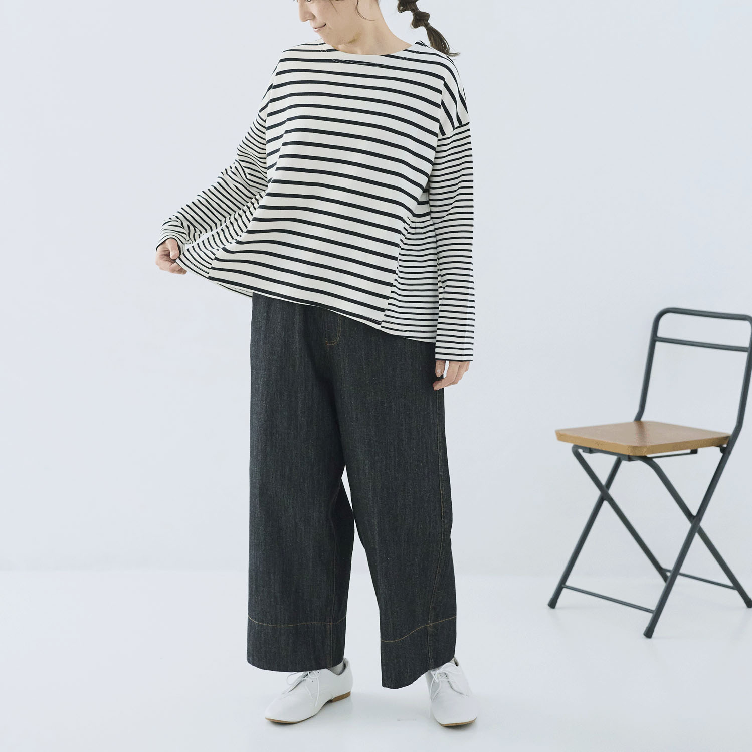 cloudnine ノンノ ボーダードッキングカットソープルオーバー - 画像7