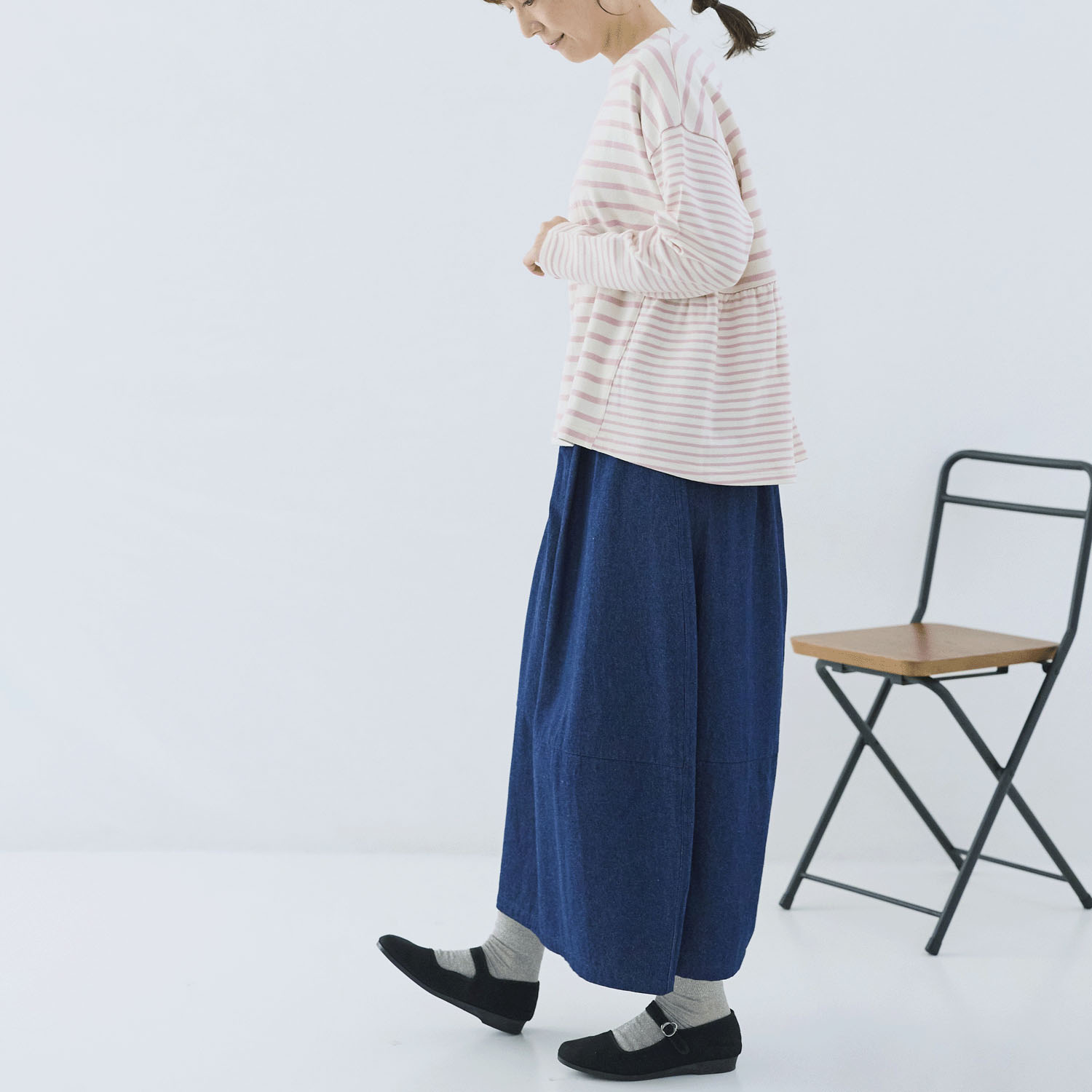 cloudnine ノンノ ボーダードッキングカットソープルオーバー - 画像10