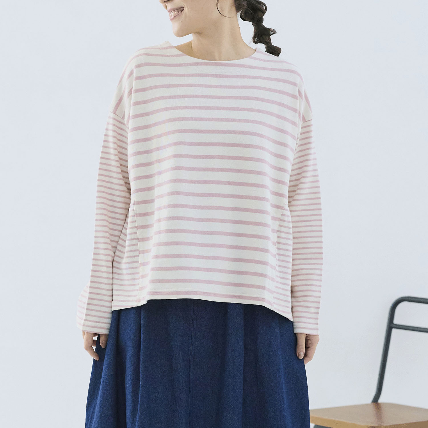 cloudnine ノンノ ボーダードッキングカットソープルオーバー