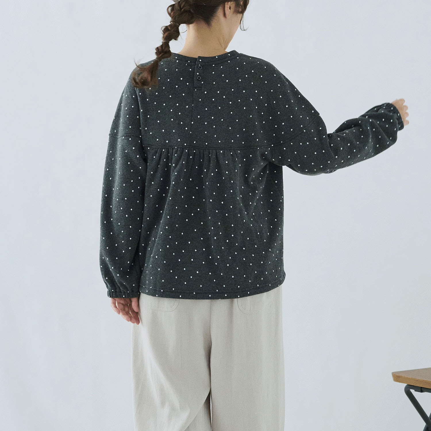 cloudnine ノンノ 裏シャギードットプリントカットソー - 画像12