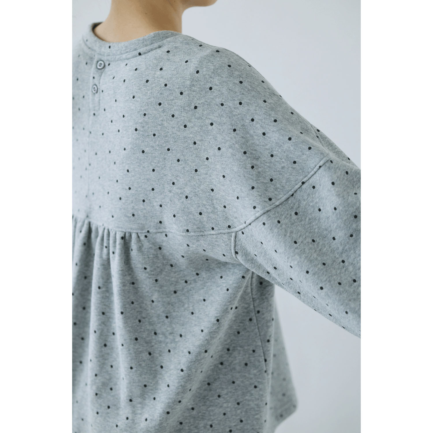 cloudnine ノンノ 裏シャギードットプリントカットソー - 画像3