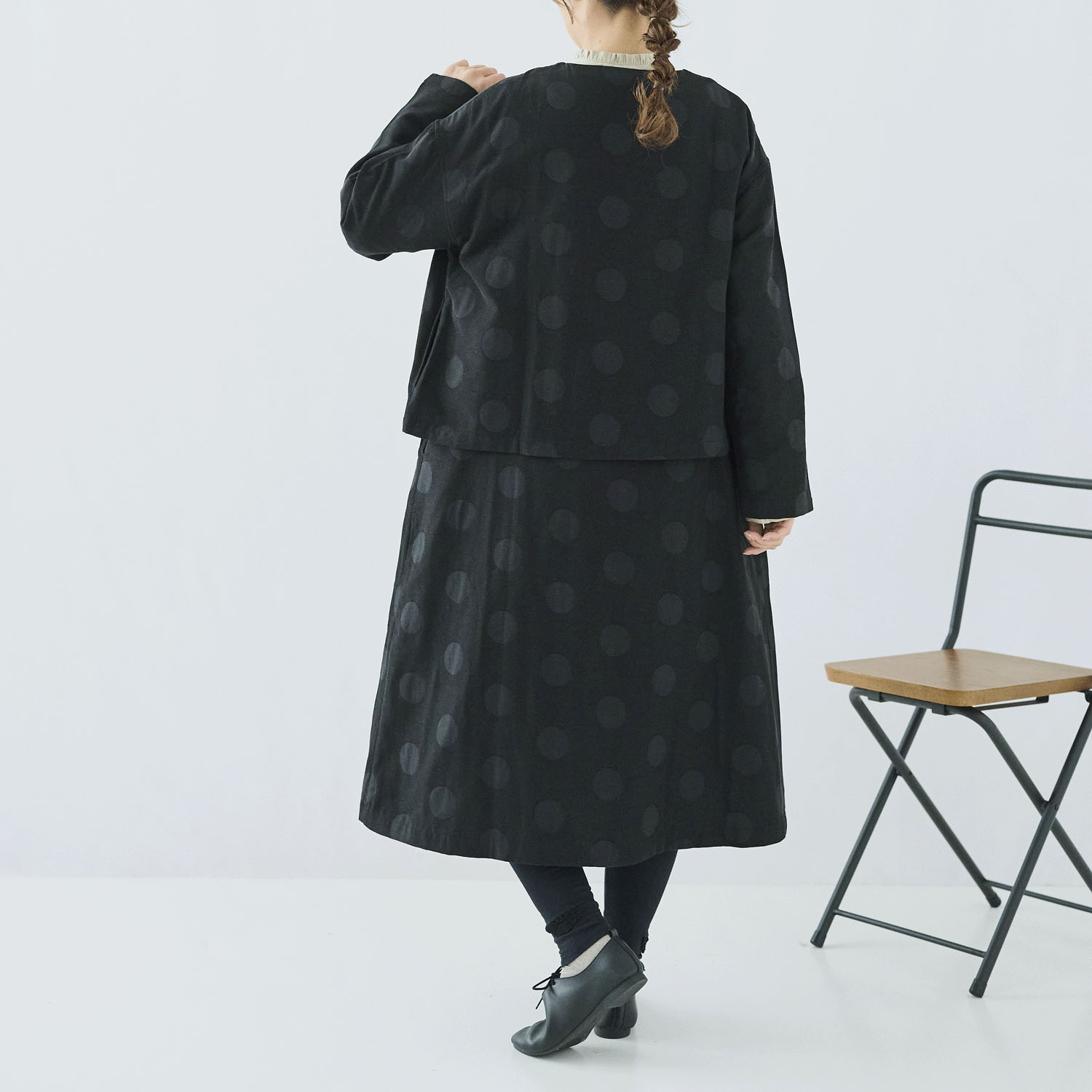 cloudnine ノンノ ジャカードドット柄ジャケット - 画像9