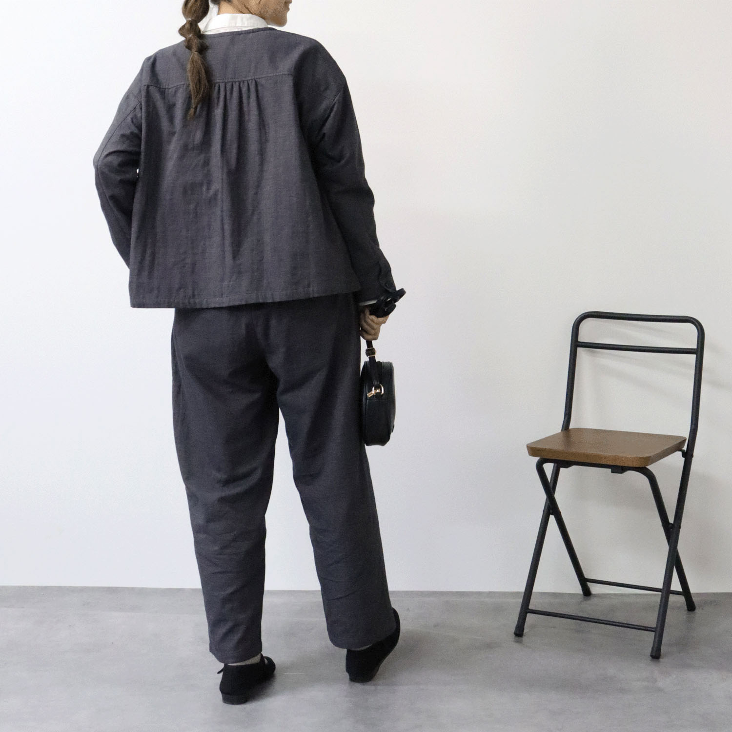 cloudnine ノンノ 前開きフリル付きダブルボタンジャケット - 画像13