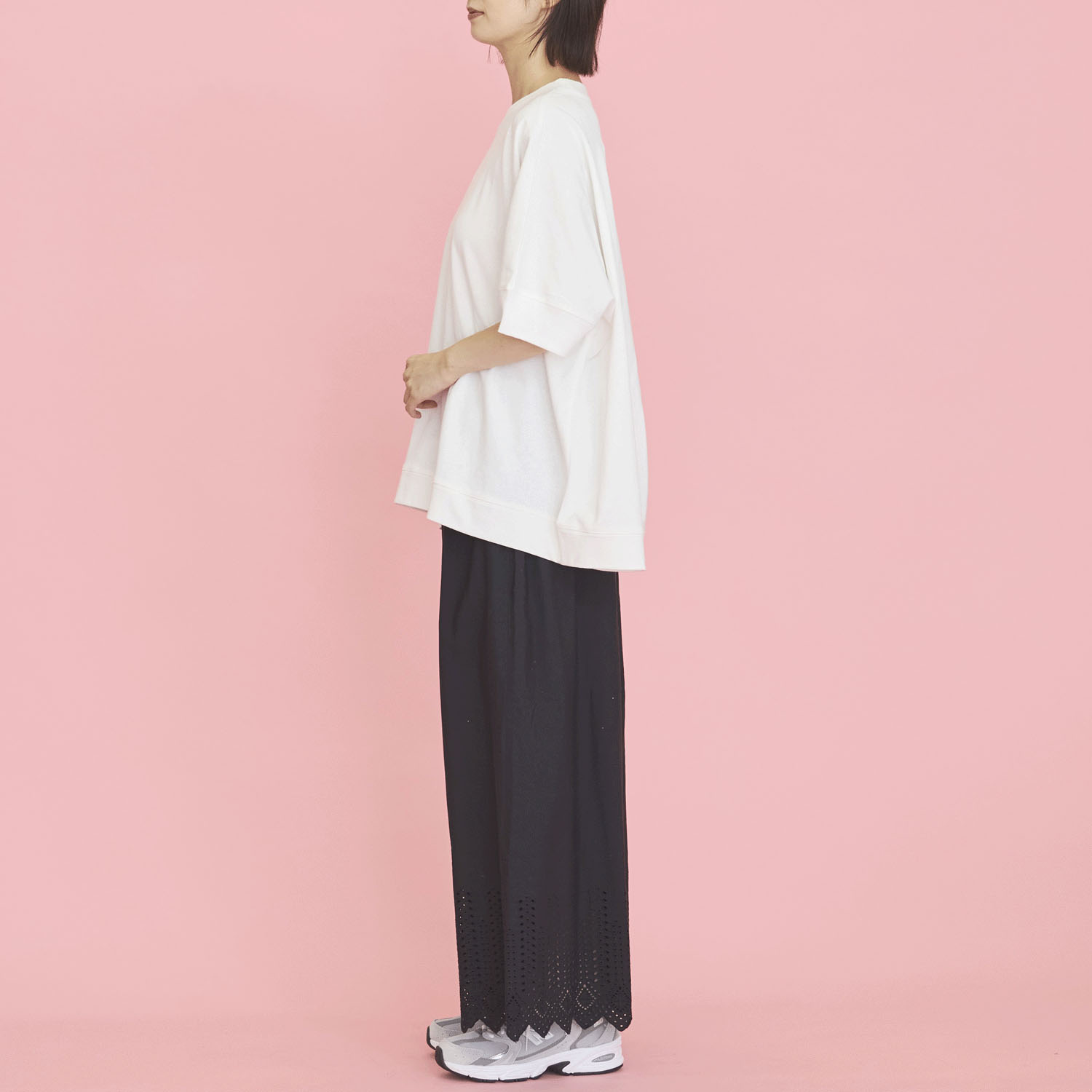 オーブ m．n リブ袖プルオーバー - 画像6