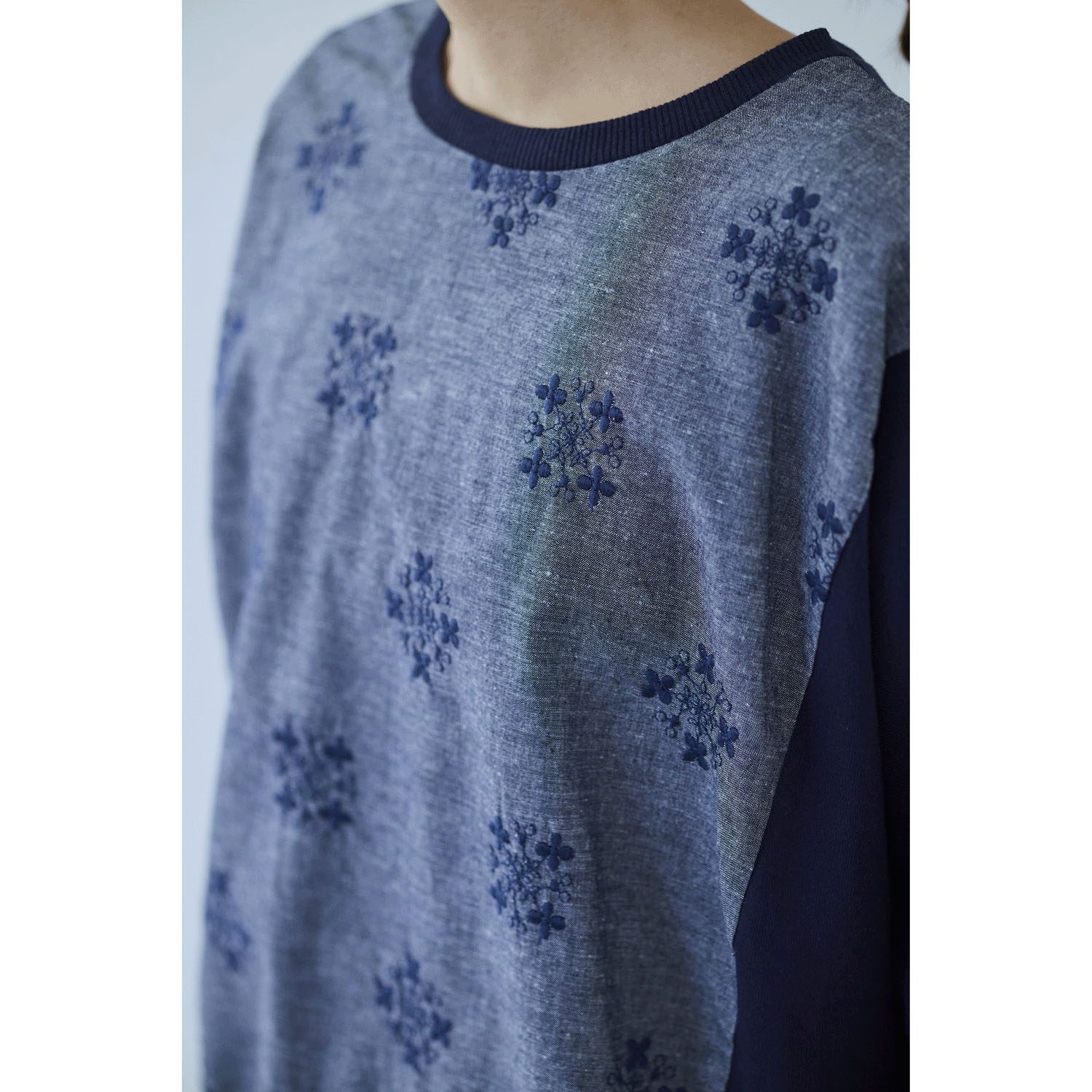 cloudnine ノンノ 刺繍入りドルマンスリーブカットソー - 画像13