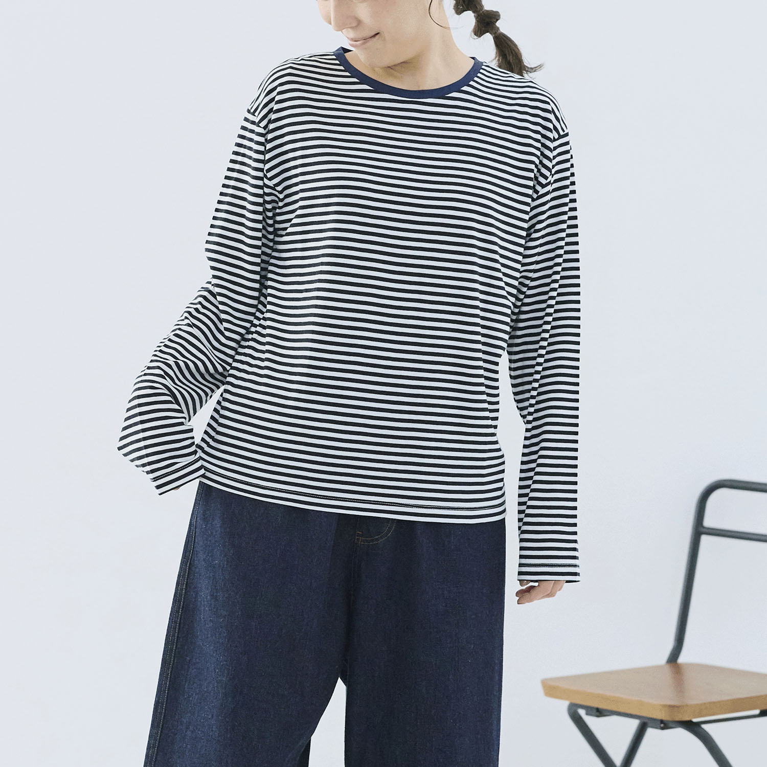 cloudnine ノンノ フレンチボーダーTシャツ - 画像2