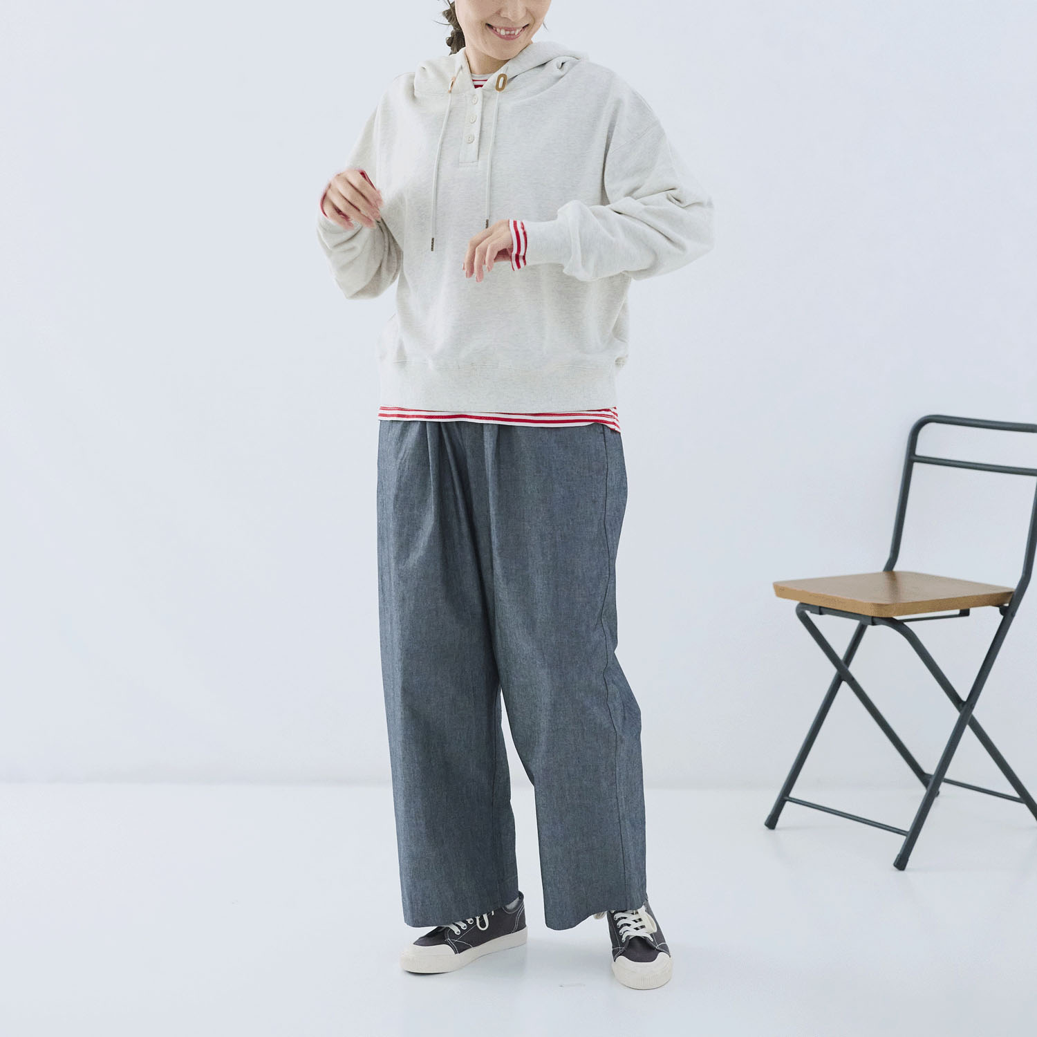 cloudnine ノンノ フレンチボーダーTシャツ - 画像11