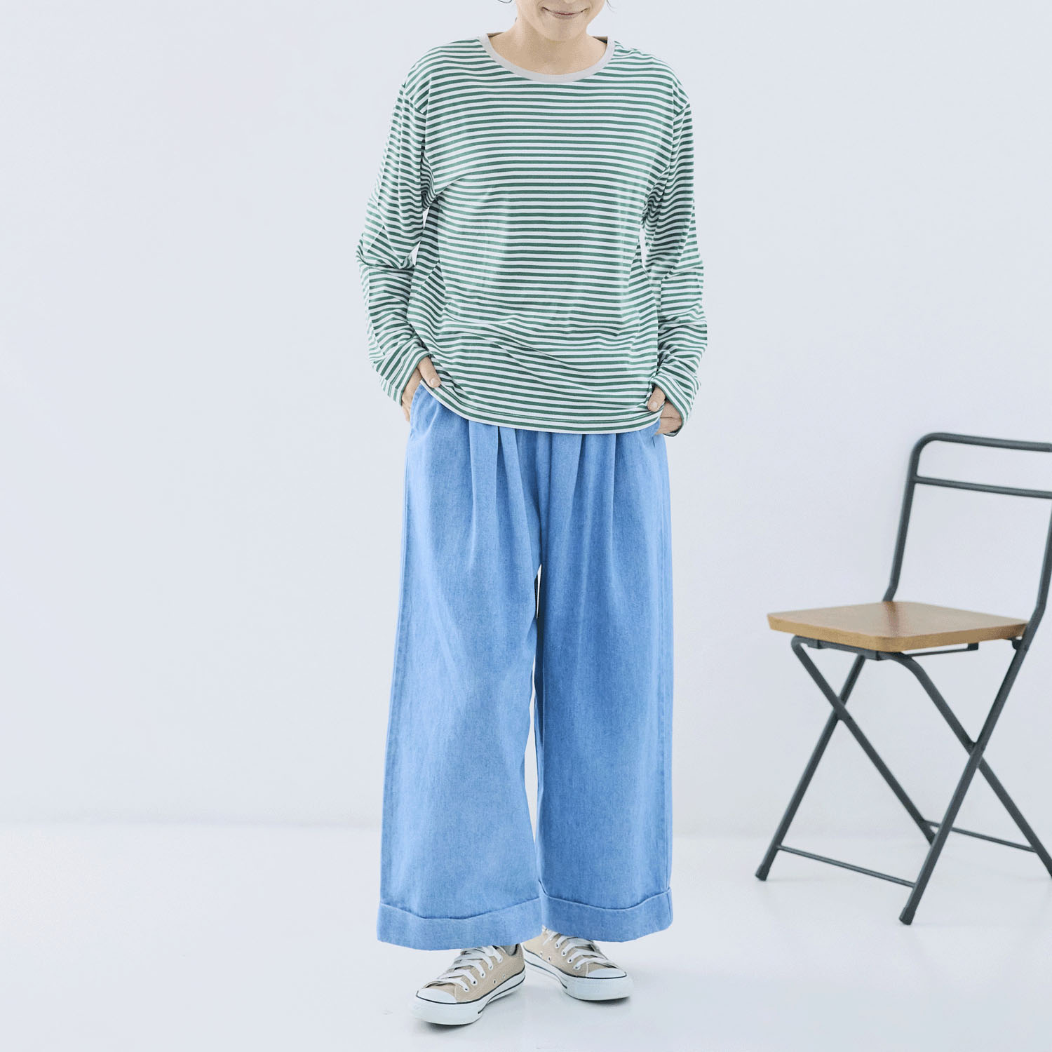 cloudnine ノンノ フレンチボーダーTシャツ - 画像14