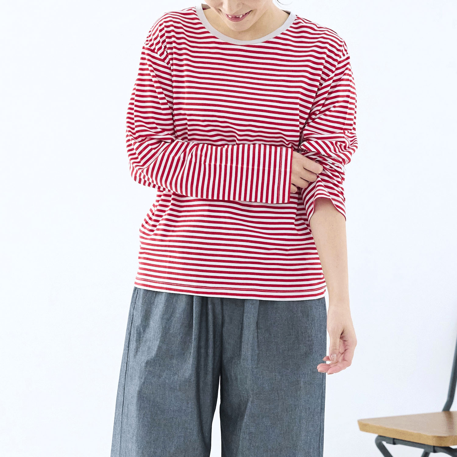 cloudnine ノンノ フレンチボーダーTシャツ