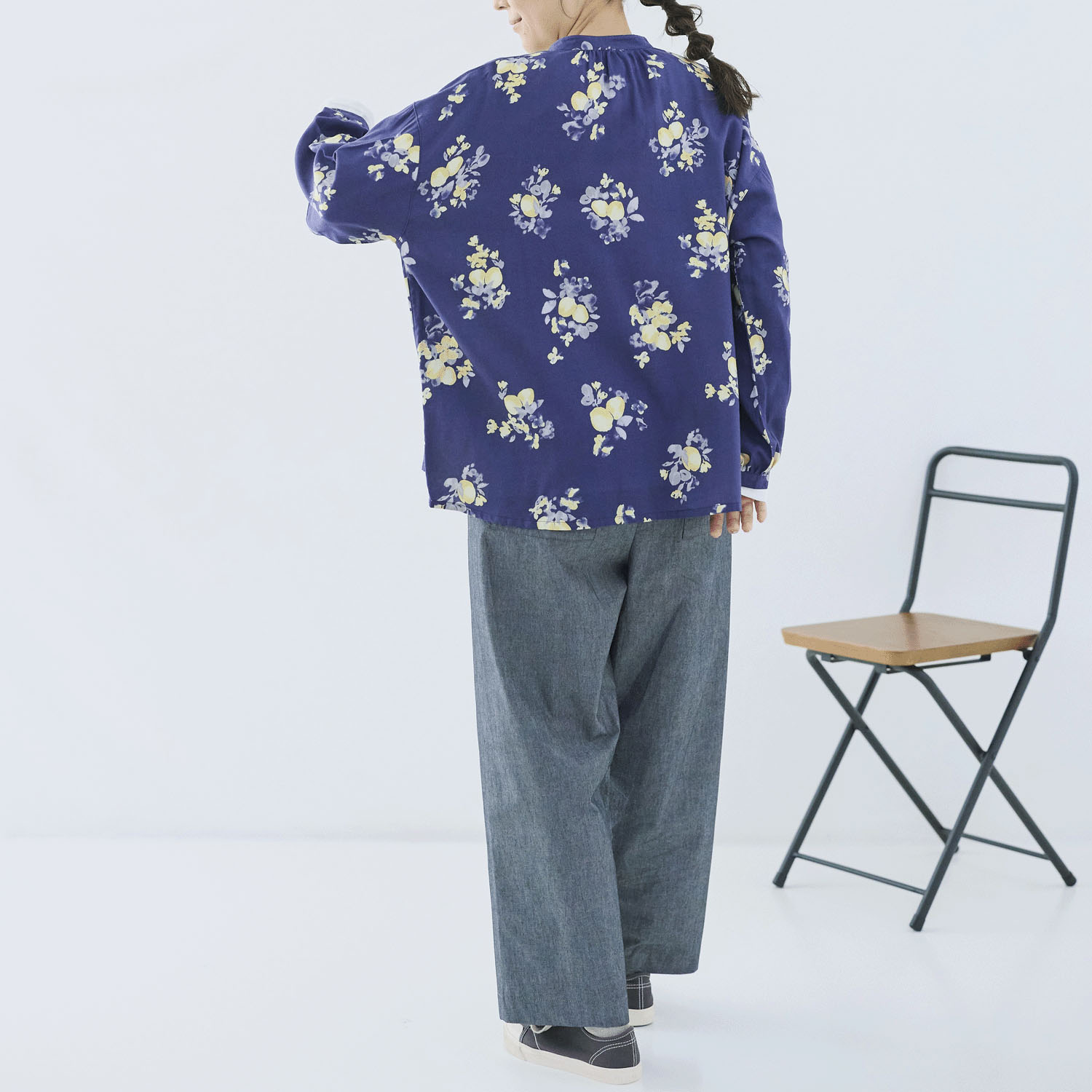 cloudnine ノンノ 水彩画植物柄ブラウス - 画像15