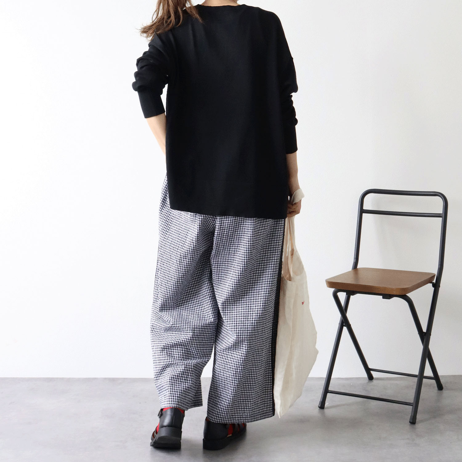 cloudnine ノンノ ロゴ刺繍入りニットプルオーバー - 画像9