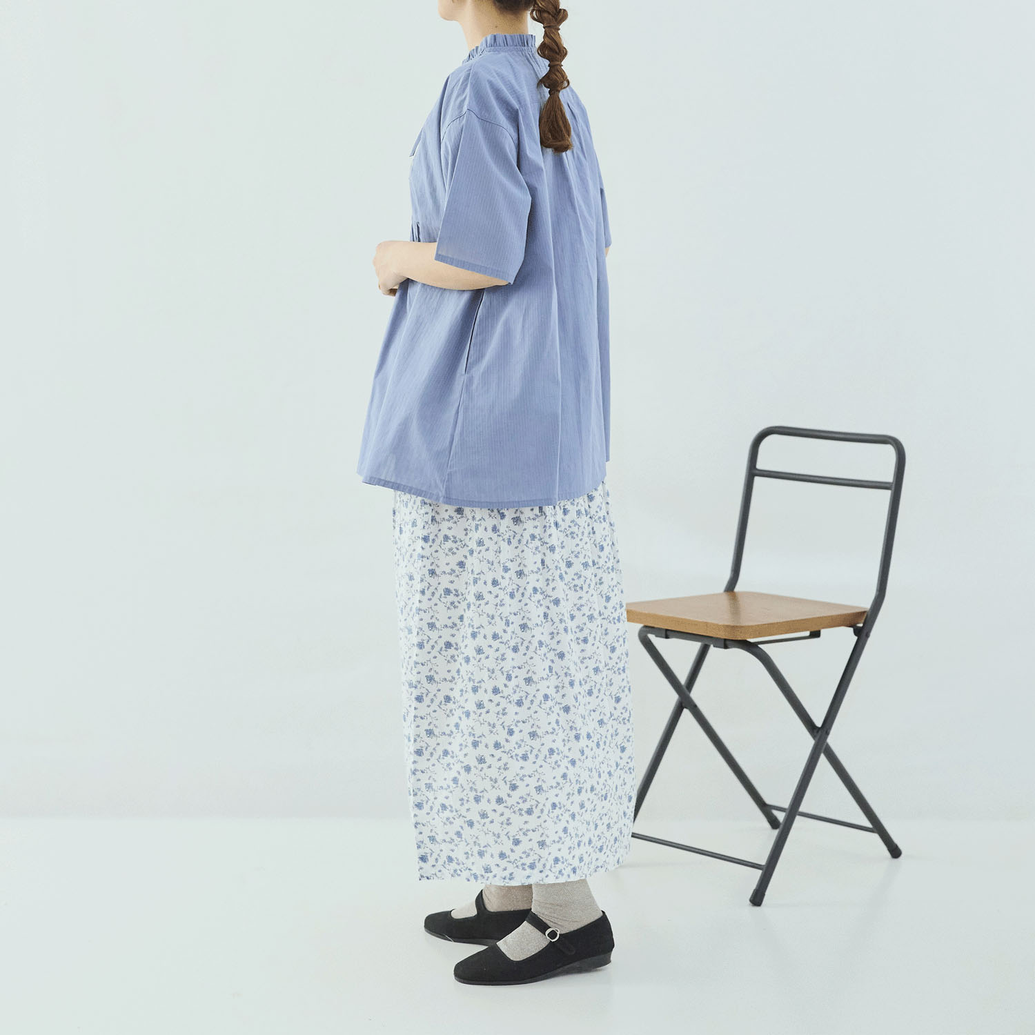 cloudnine ノンノ 花刺繍ネックフリルチュニック - 画像20