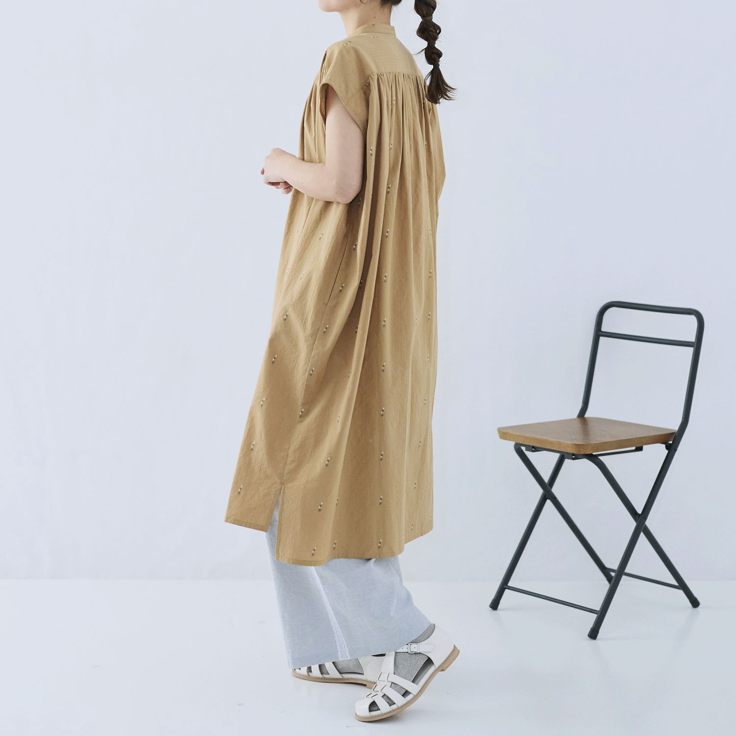 cloudnine ノンノ コットンジャカード花柄ワンピース - 画像11