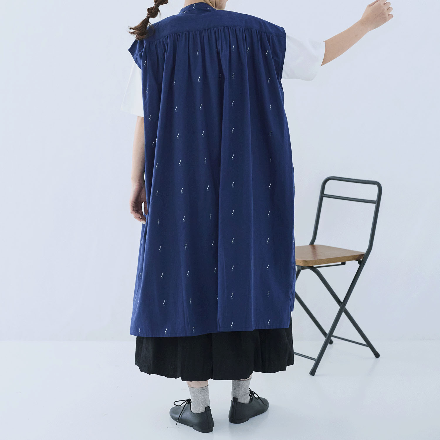 cloudnine ノンノ コットンジャカード花柄ワンピース - 画像15