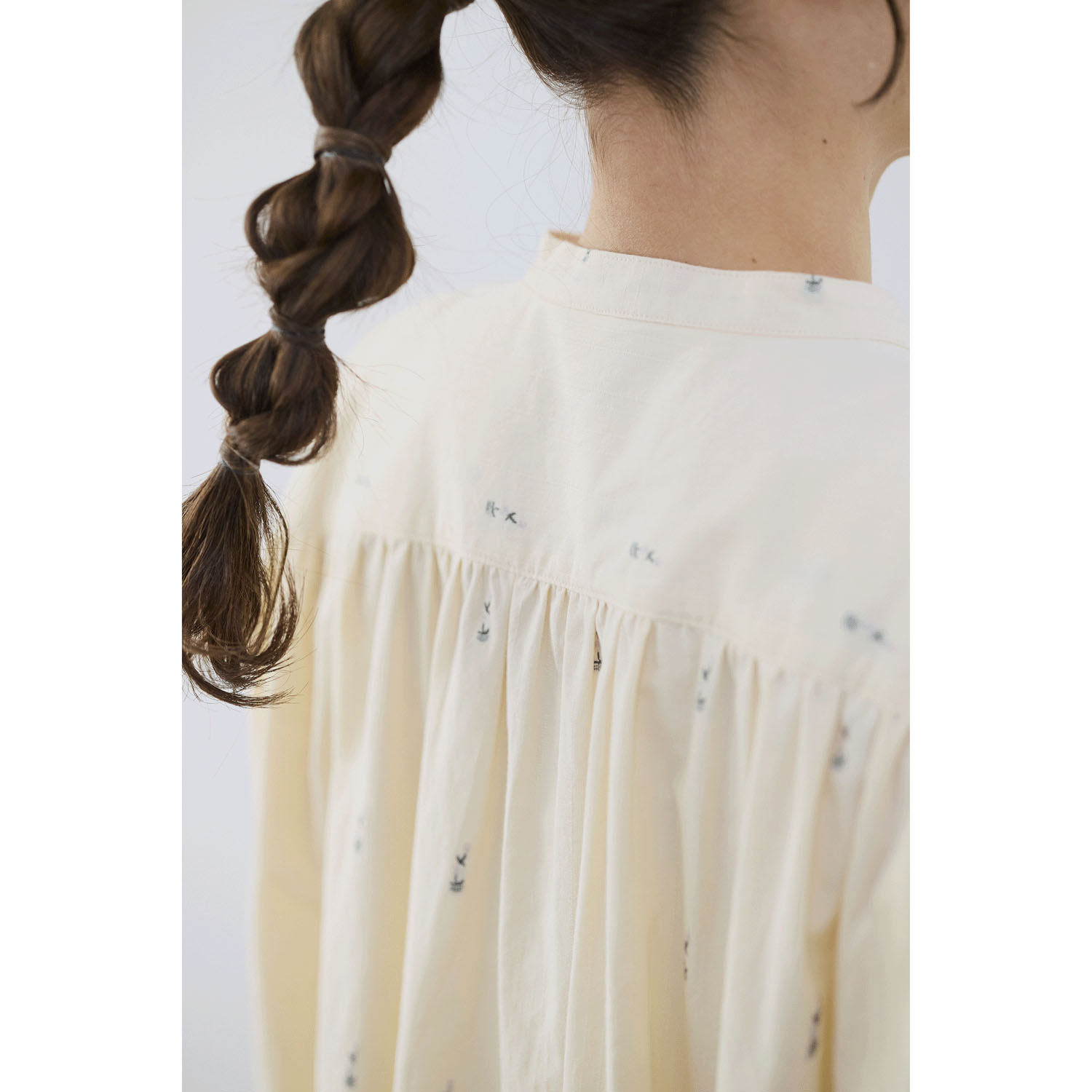 cloudnine ノンノ コットンジャカード花柄ワンピース - 画像8