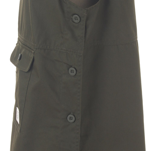 【数量限定】cloudnine サイドボタン定番無地エプロン - 画像8