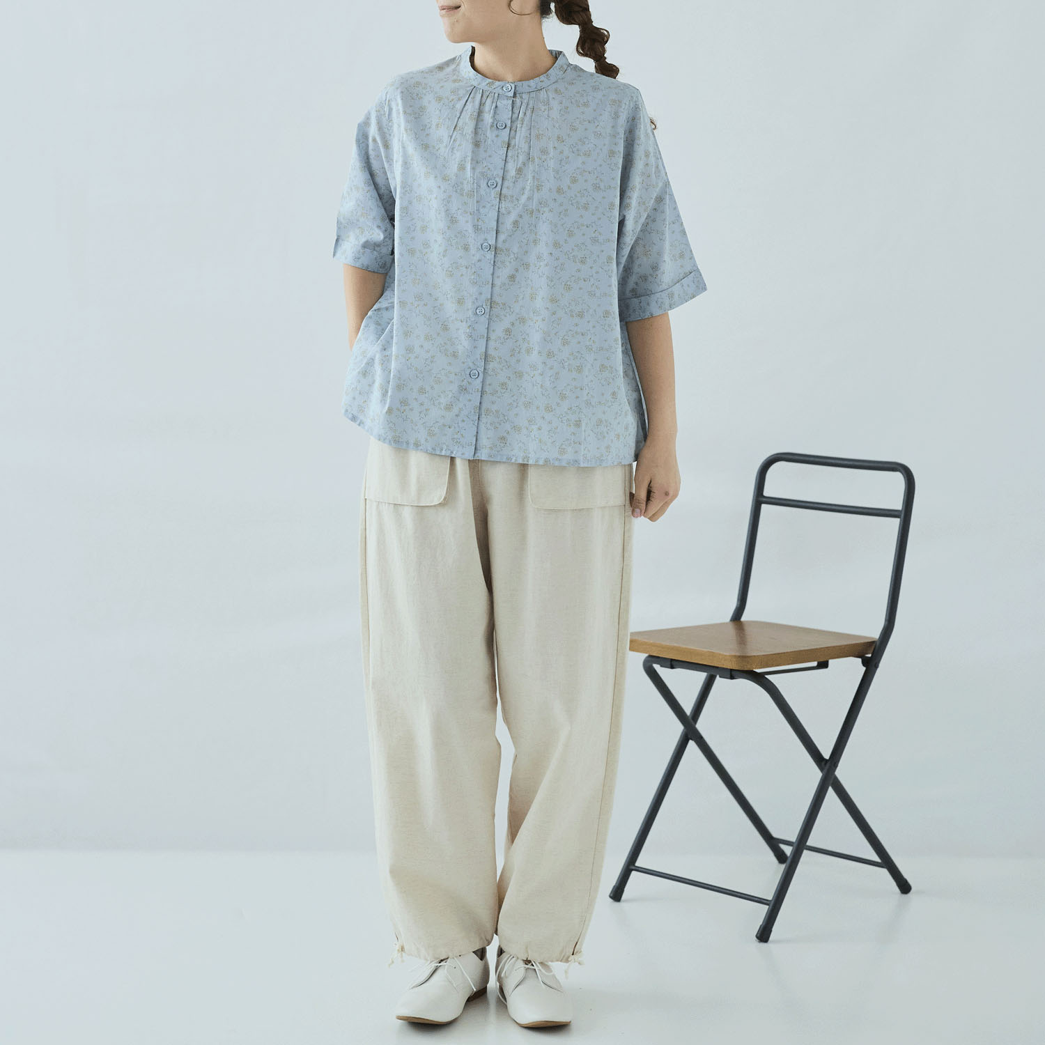 cloudnine 60キャンブリック花柄pt．ブラウス - 画像17