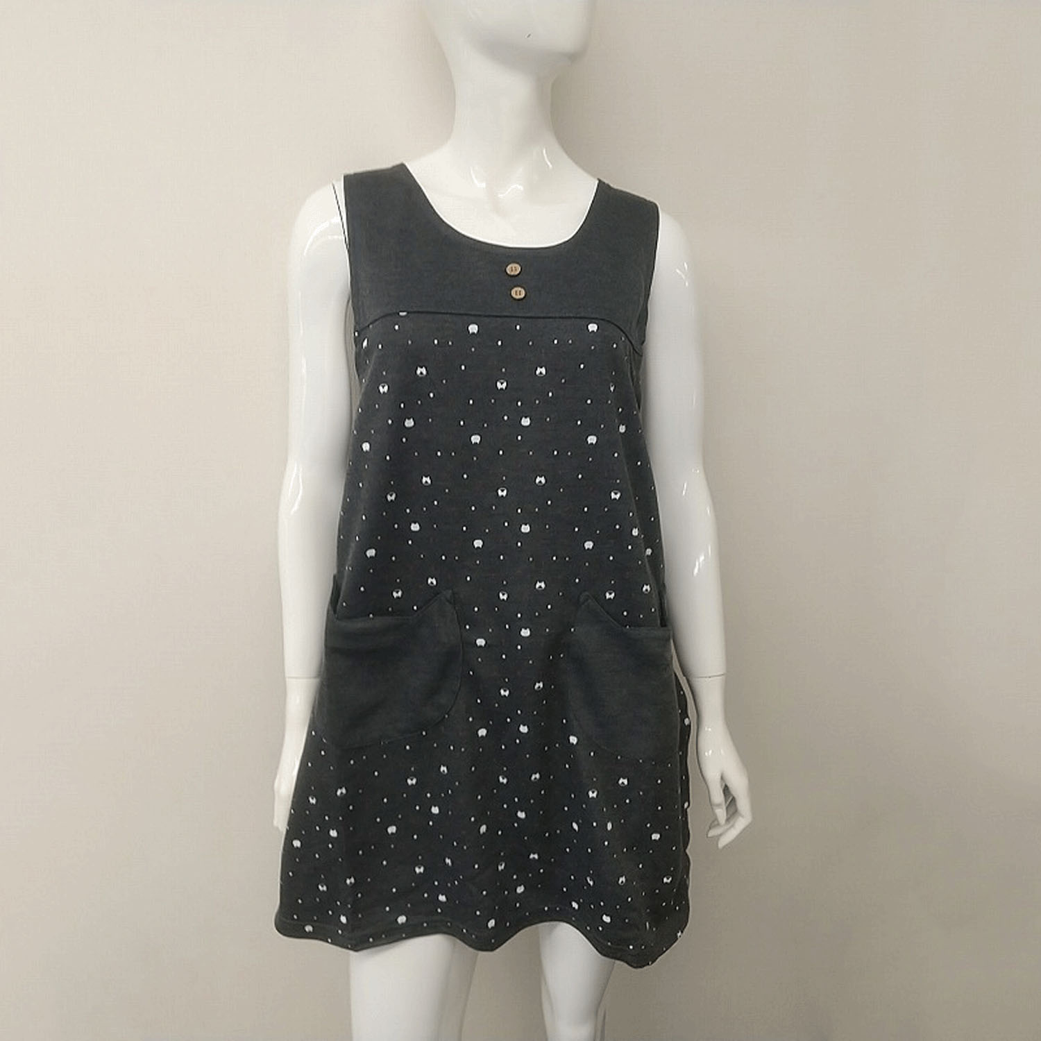 ダンボール 猫ドット 大寸