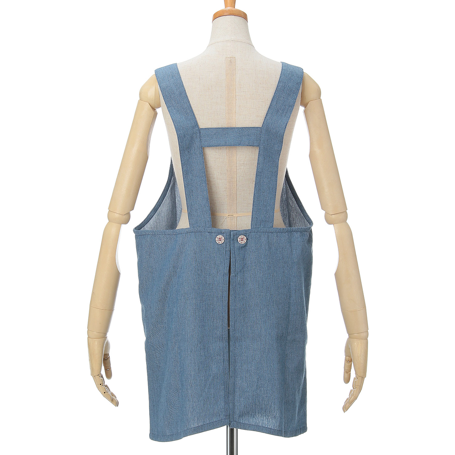 ビッグママ デニムH型エプロン - 画像2
