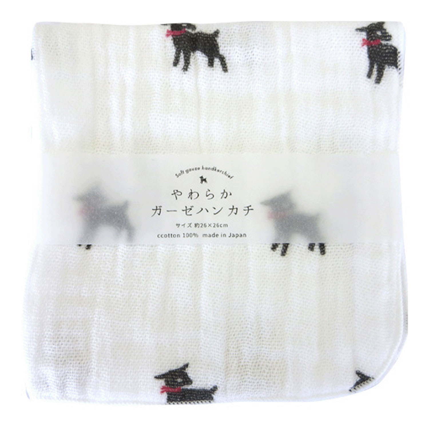 やわ肌 やぎ ハンカチ - 画像4