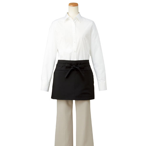 ジュンネジョワイユ「ワークエプロン」 ミニ丈サロン