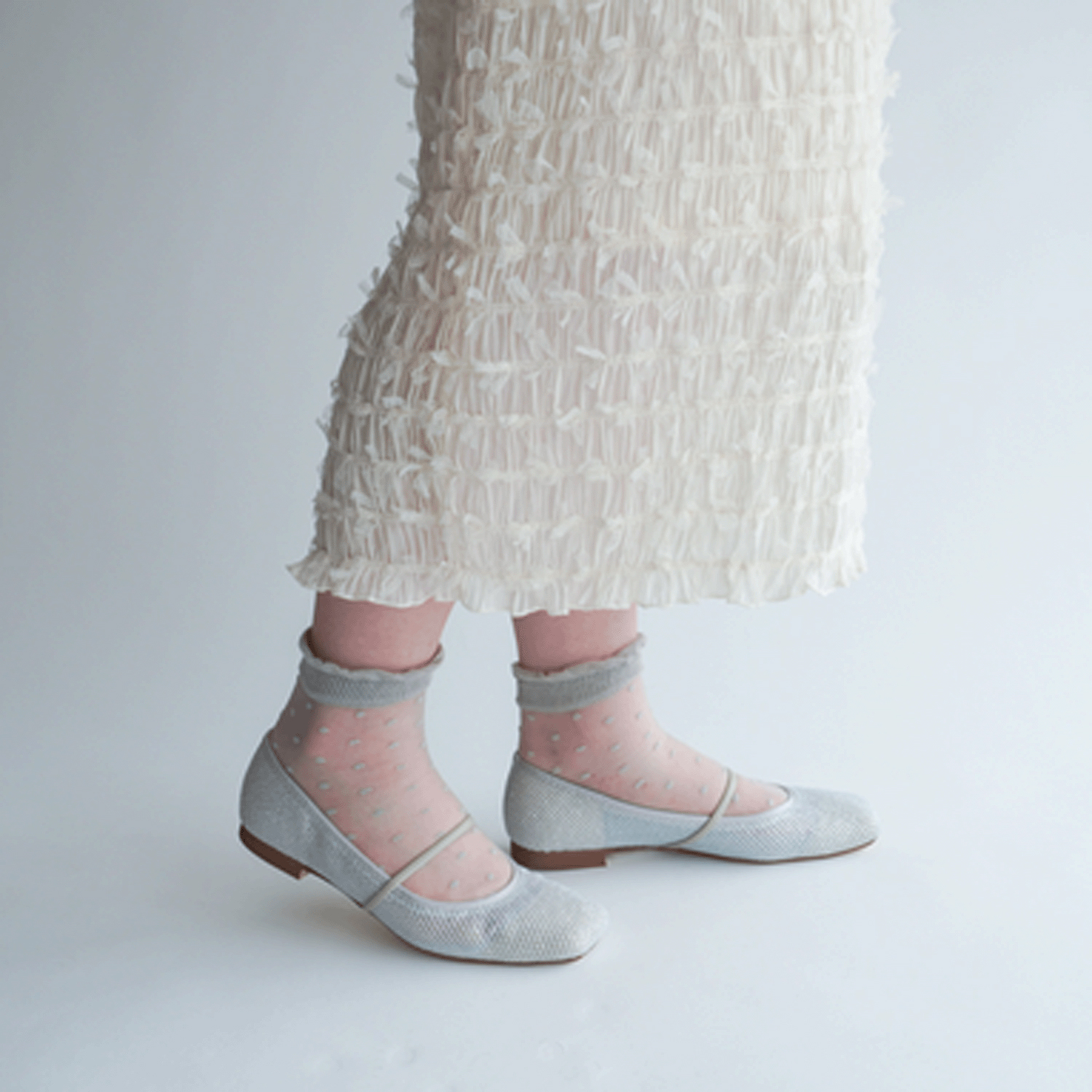 シースルーソックス 《大寸》 無地底付 24～26センチ - 画像10