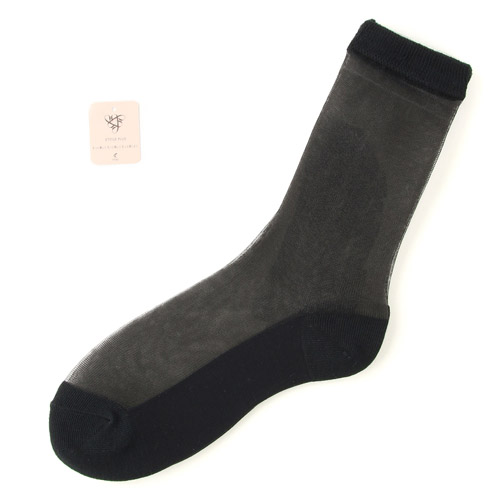 大人気★シースルーソックス  無地底付 - 画像4