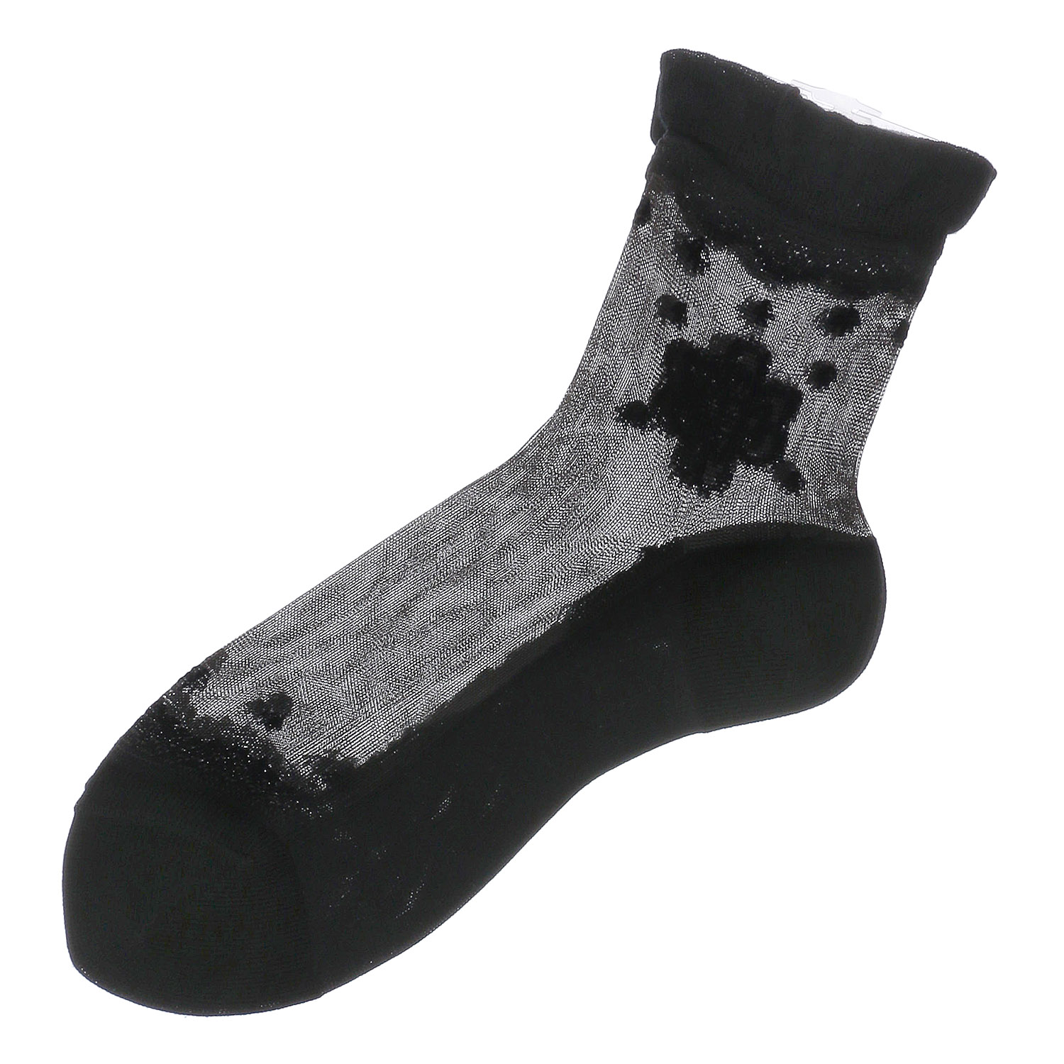 シースルーソックス レース柄【在庫限り】 - 画像4