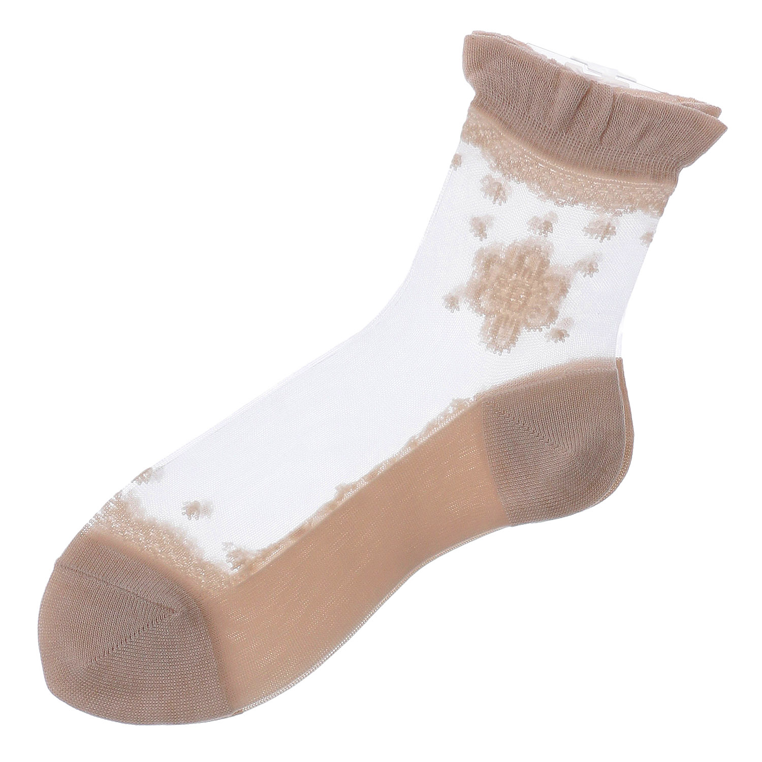 シースルーソックス レース柄【在庫限り】 - 画像5