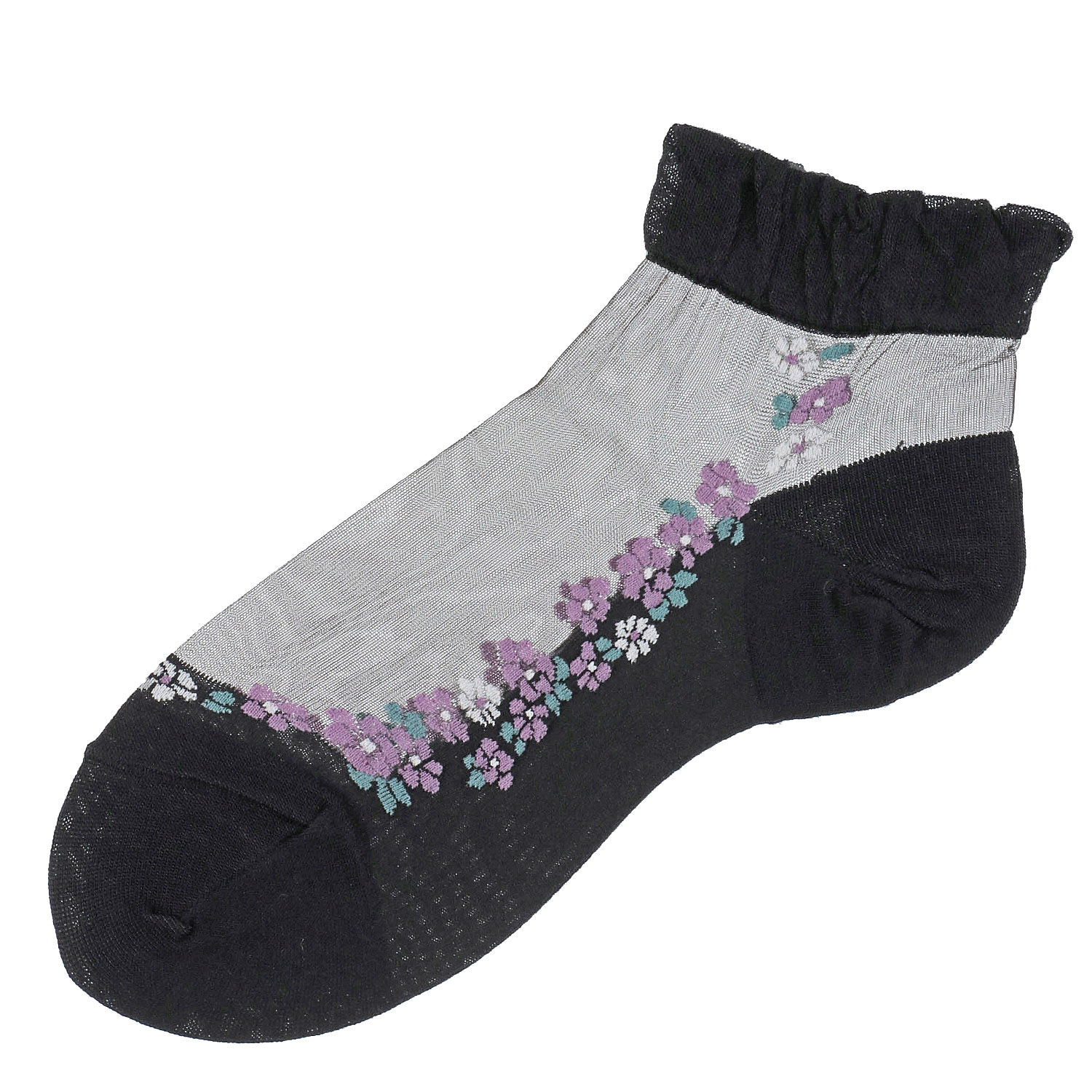 シースルーソックス ほんのきもち ハイゲージ ショート丈 - 画像3