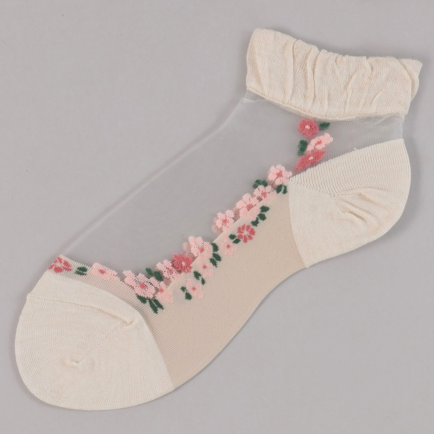 シースルーソックス ほんのきもち ハイゲージ ショート丈 - 画像4