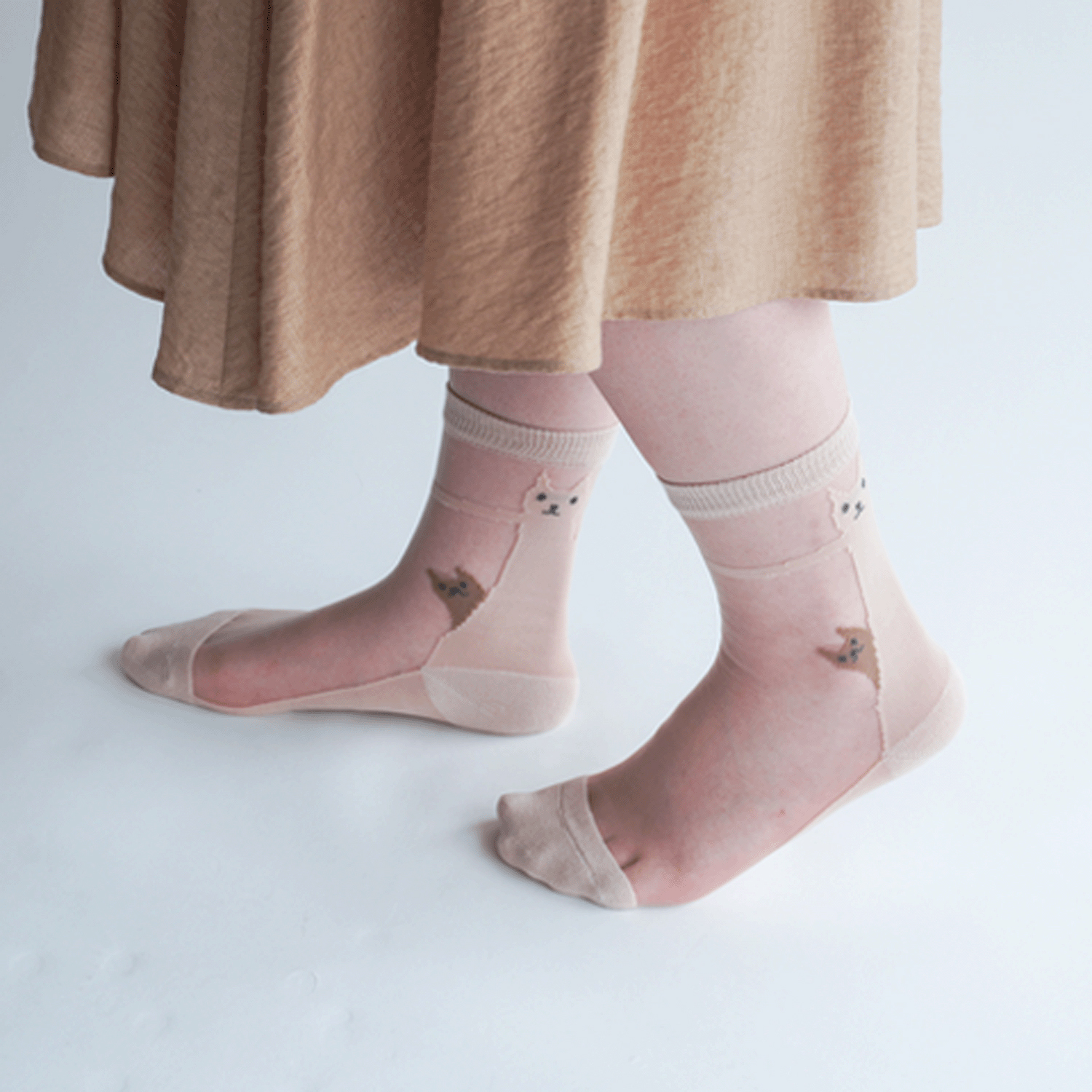 大人気★シースルーソックス 後ろ猫柄 - 画像14