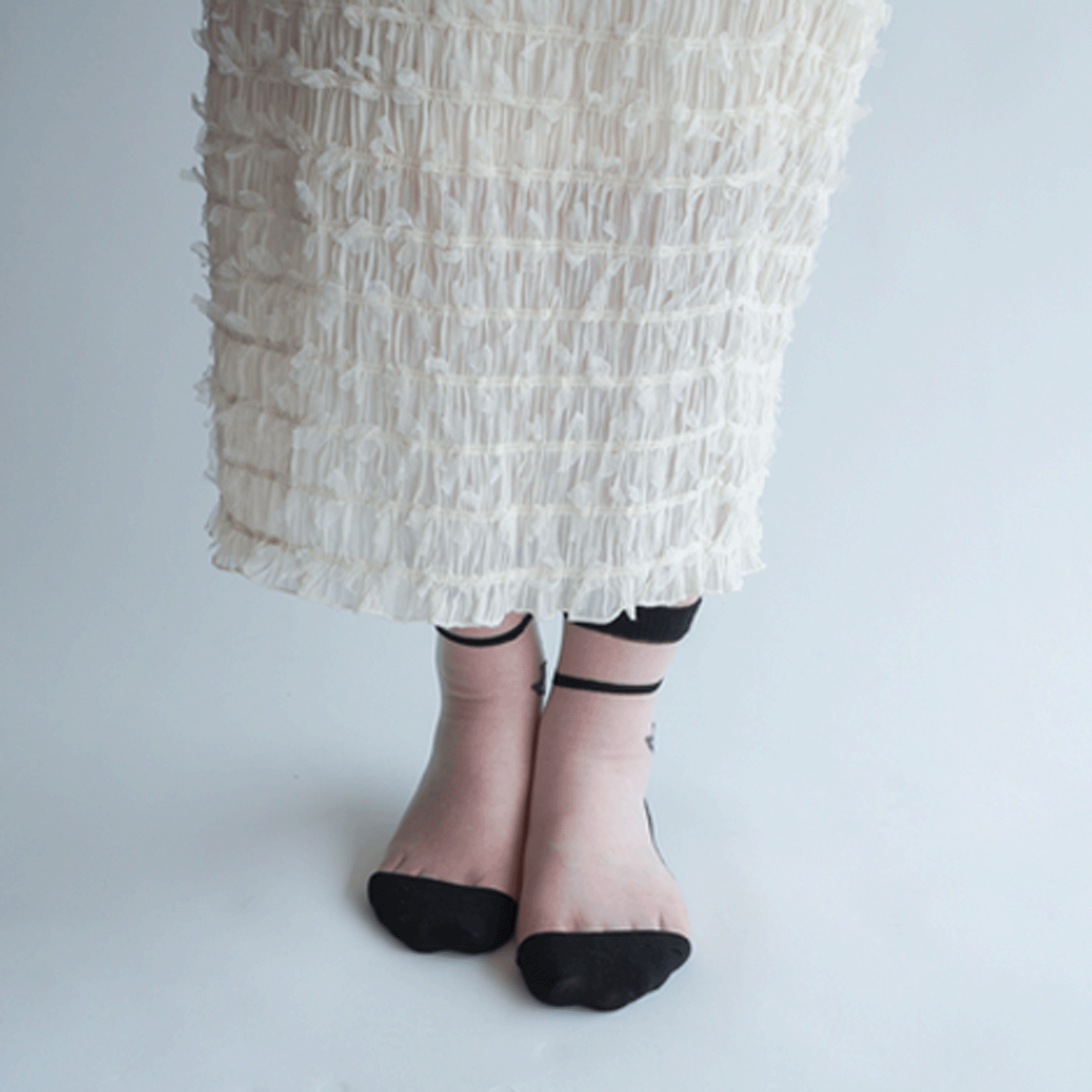 大人気★シースルーソックス 後ろ猫柄 - 画像4