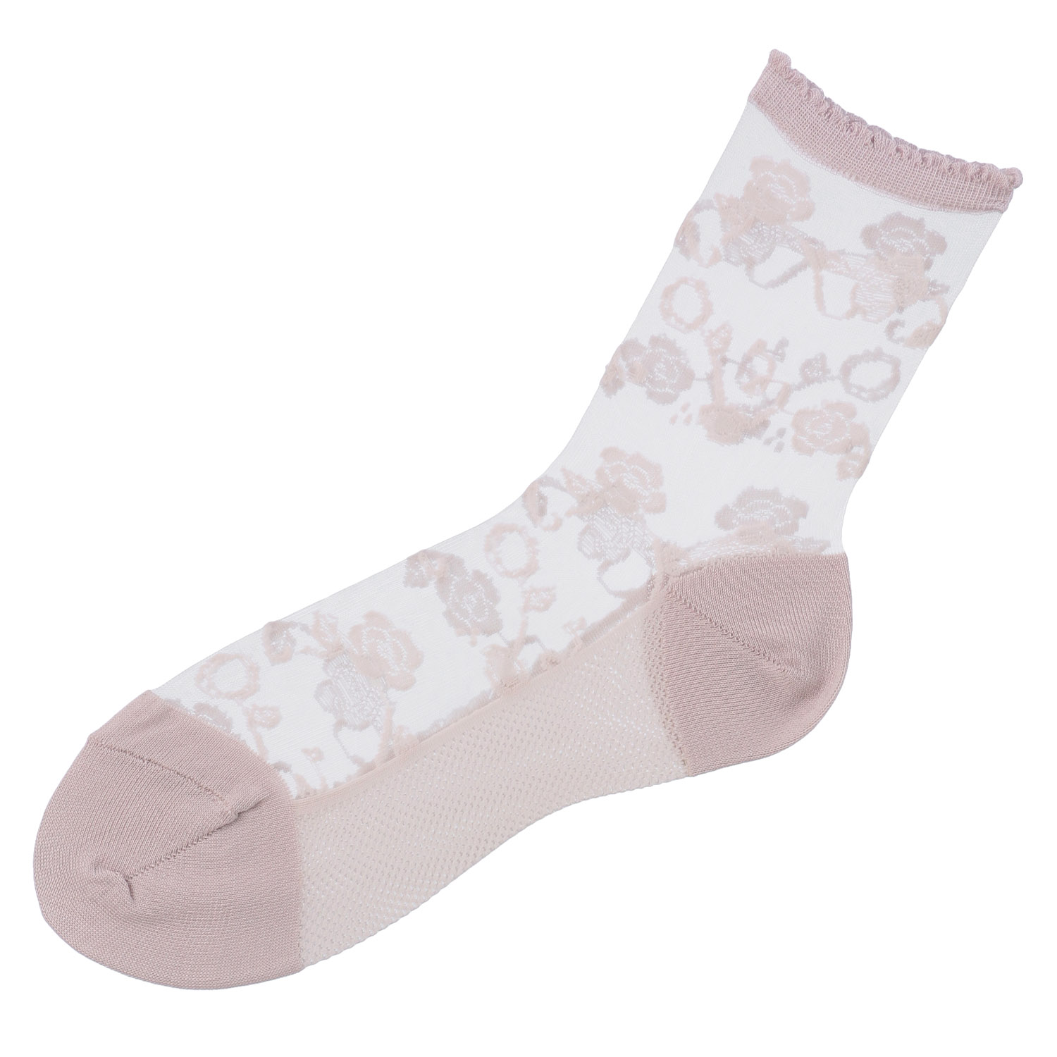 シースルーソックス≪大寸≫  ほんのきもち ハイゲージ シルク混 靴下【在庫限り】 - 画像2