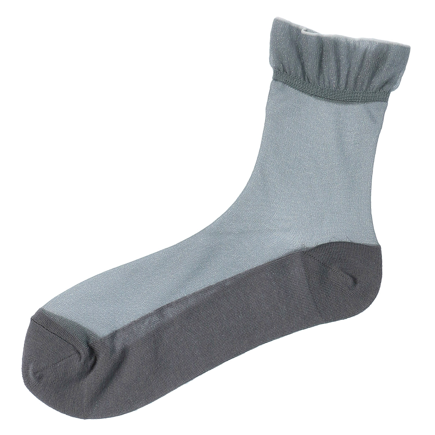 やわらかナイロン シースルーソックス  ラメ無地【在庫限り】 - 画像2