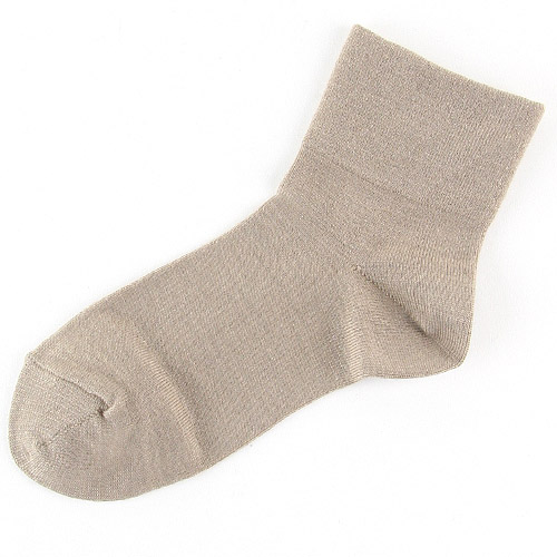 口ゴム無し毛混無地ソックス【在庫限り】 - 画像3