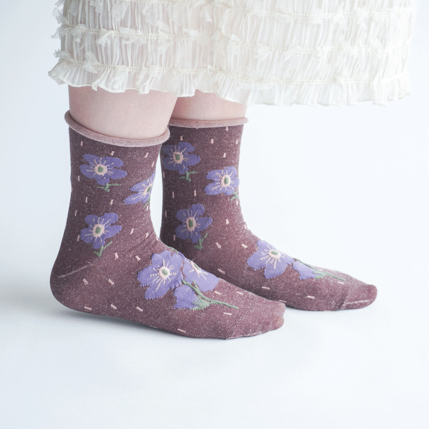 25AW 手篝ソックス  フロート花柄【在庫限り】 - 画像9